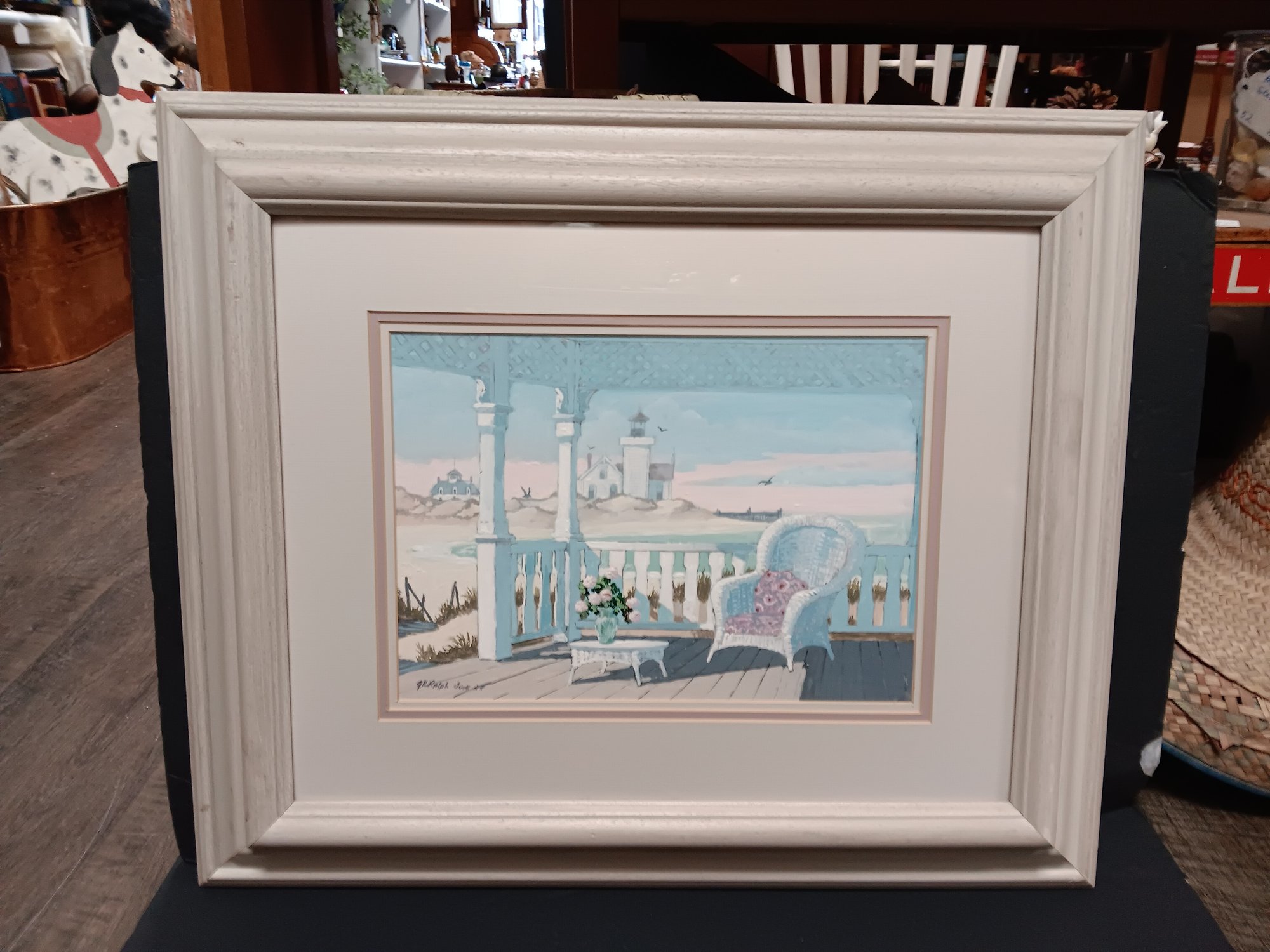 George K Ralph Artist Original Acrylic Quaint Art Signed George K. Ralph - Internationally ...