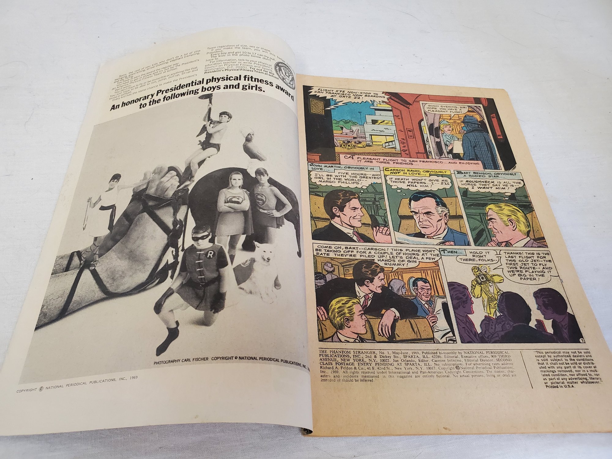 1969 DC Comics First Issue Silver Age The Phantom Stranger Comic Book ...