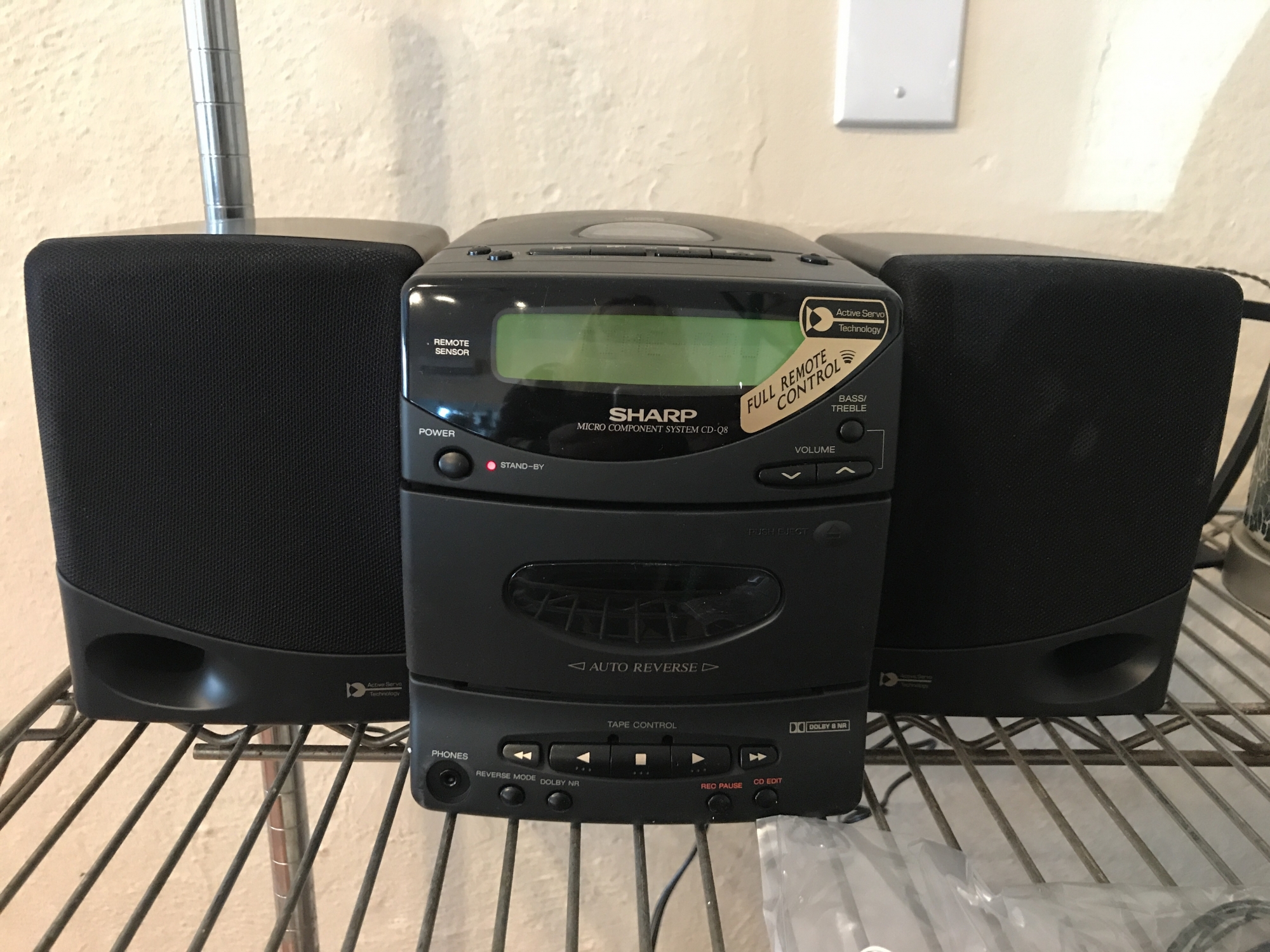 Sharp Micro Component Sound System Model CD-Q8 #22210