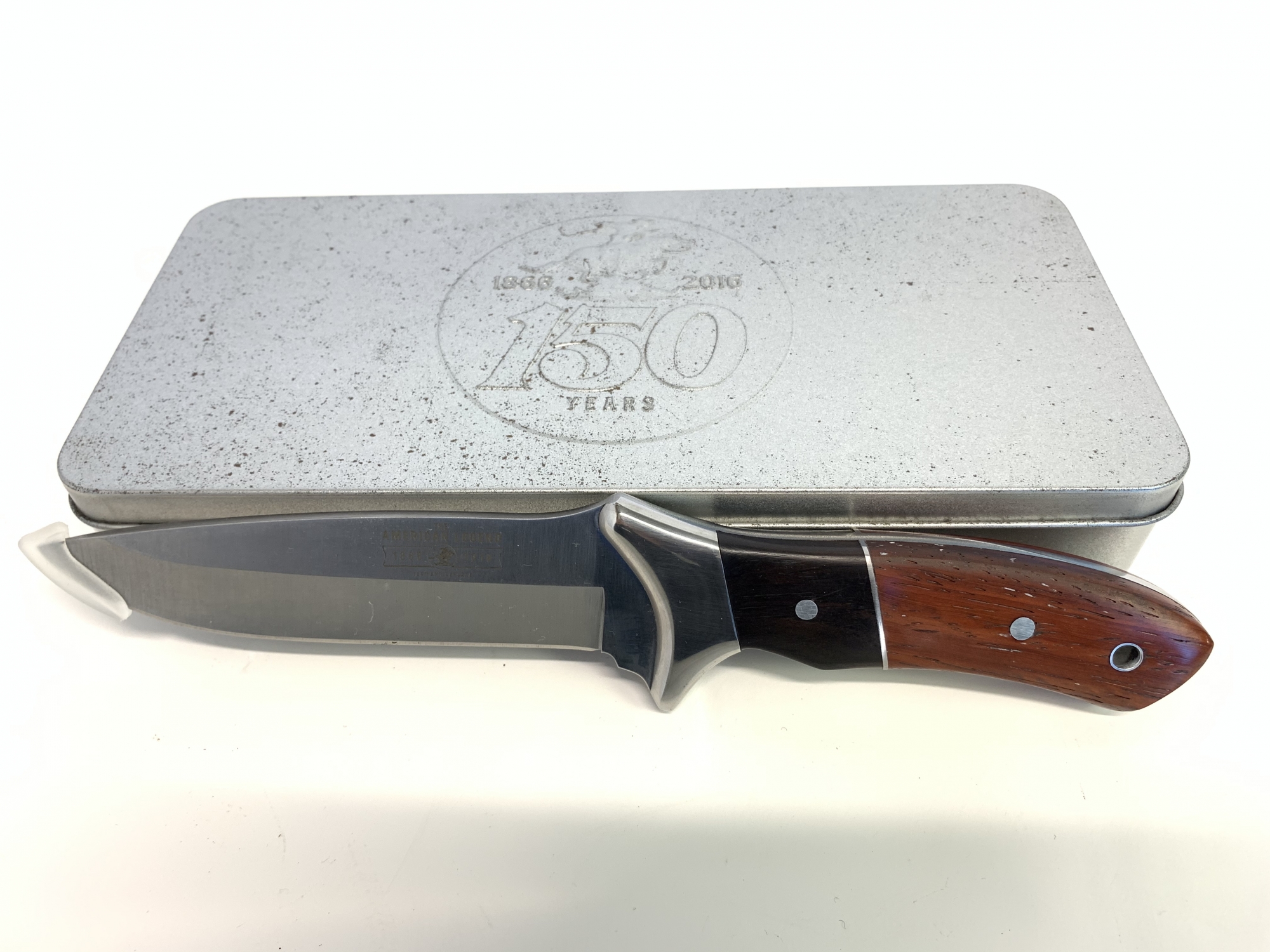 American Legend 150th Anniversary Fixed Blade Knife In Original