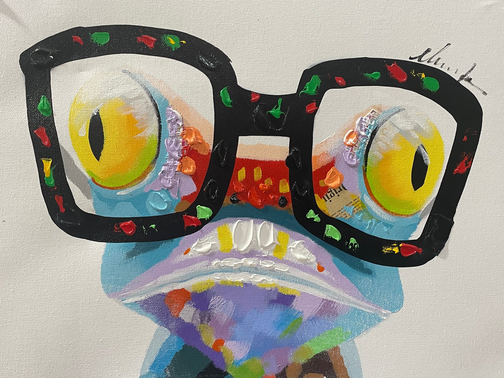 Art: Original Lizard With Glasses #1552853