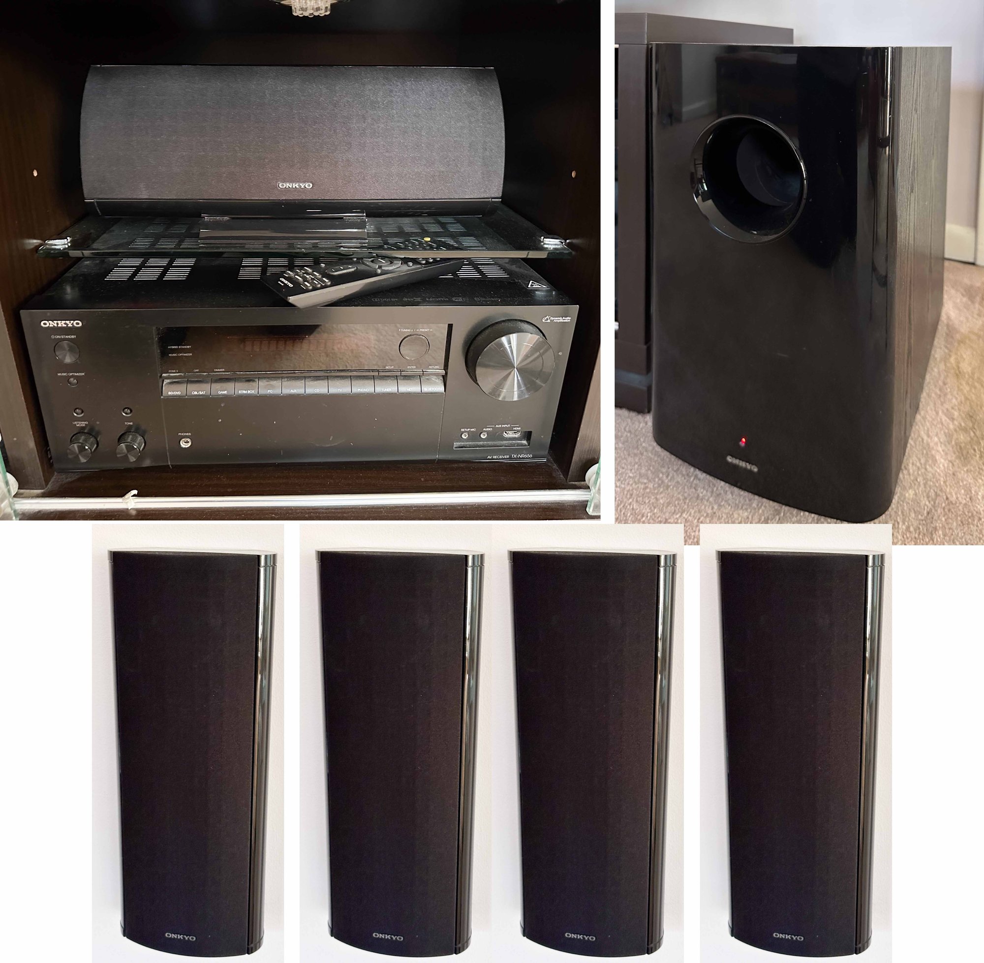 Onkyo Sound System Model No. SKC-750C #2108049 | Auctionninja.com