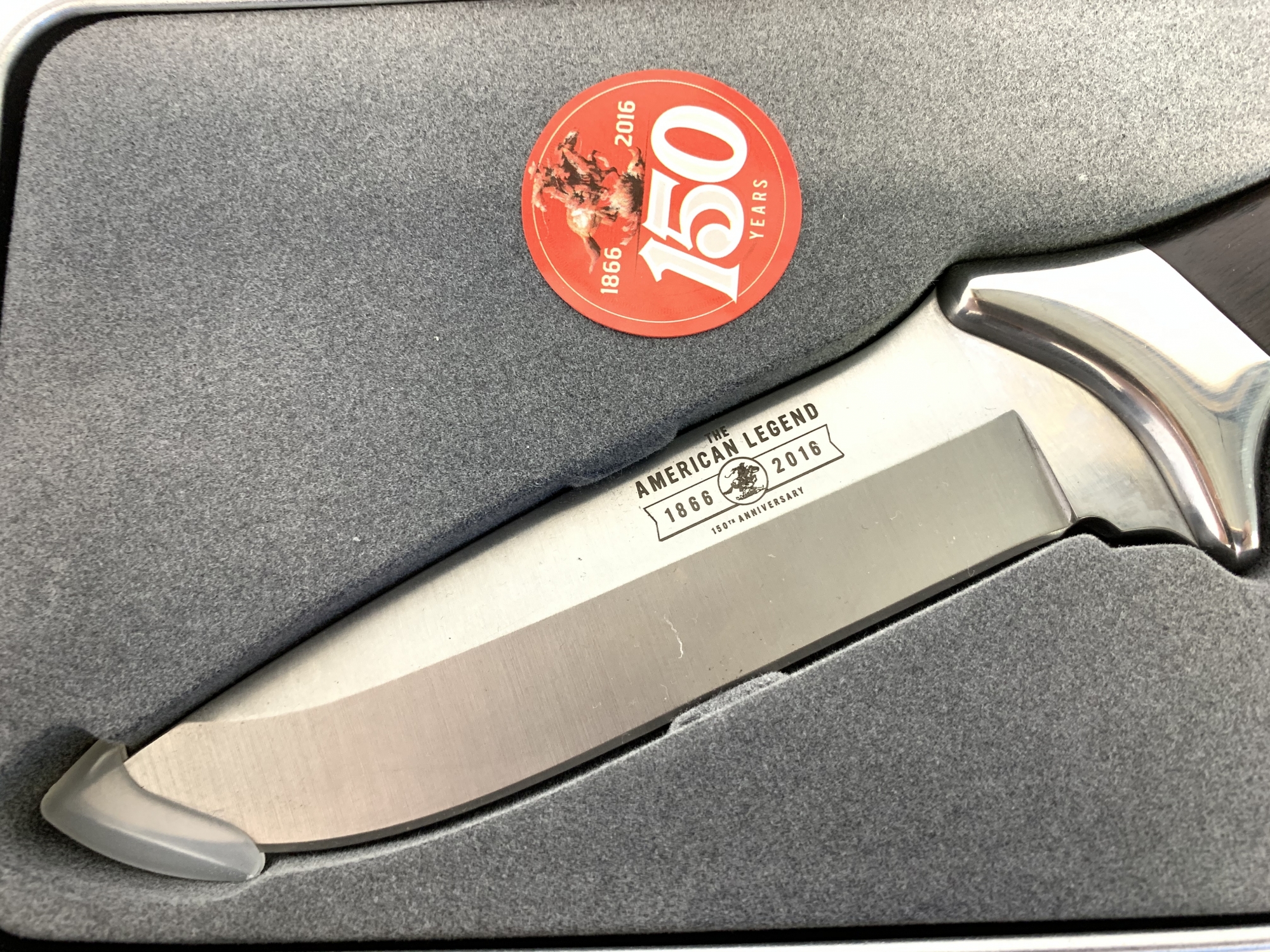 American Legend 150th Anniversary Fixed Blade Knife In Original