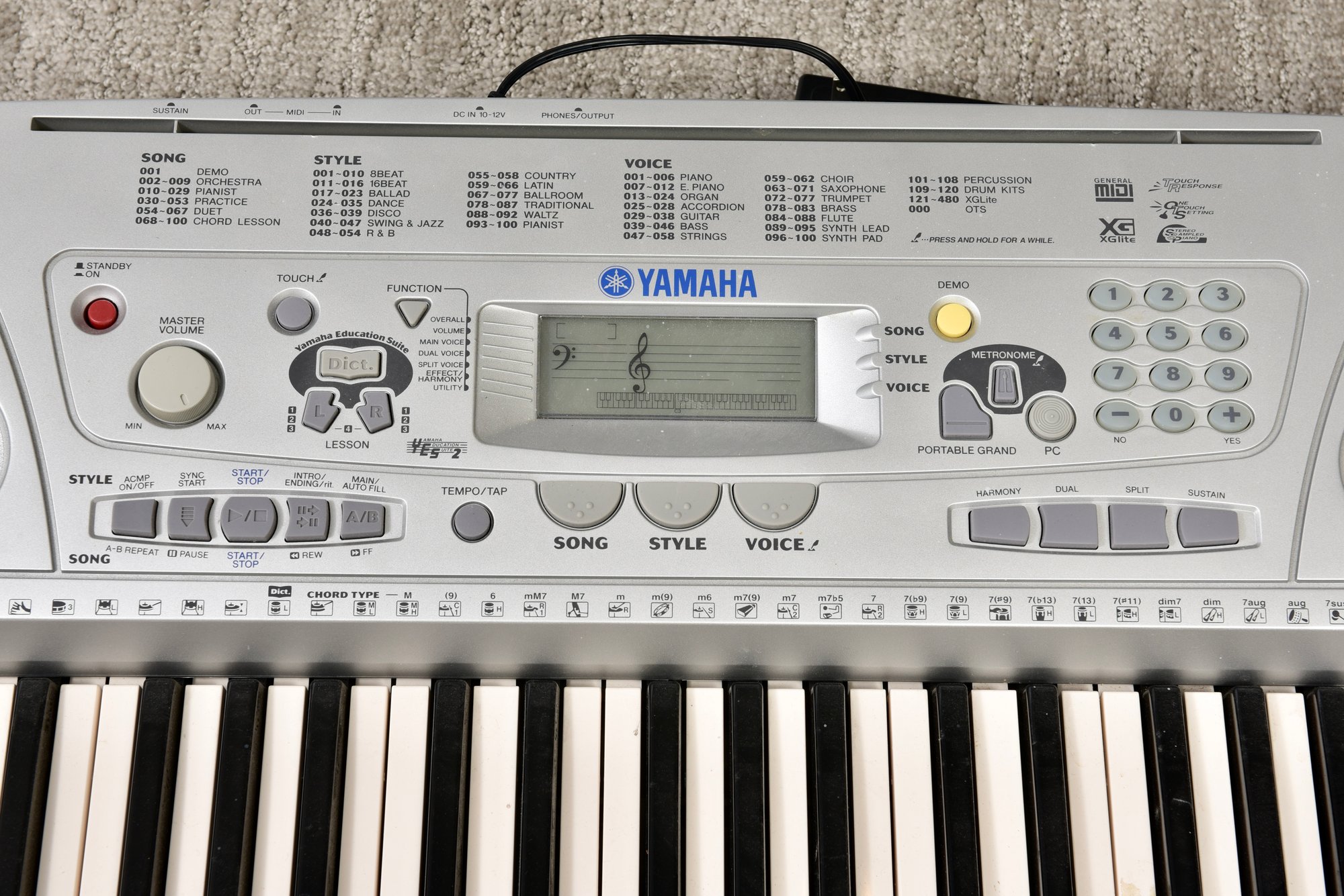 Yamaha PSR-275 Base Boost System #40808721 | Auctionninja.com