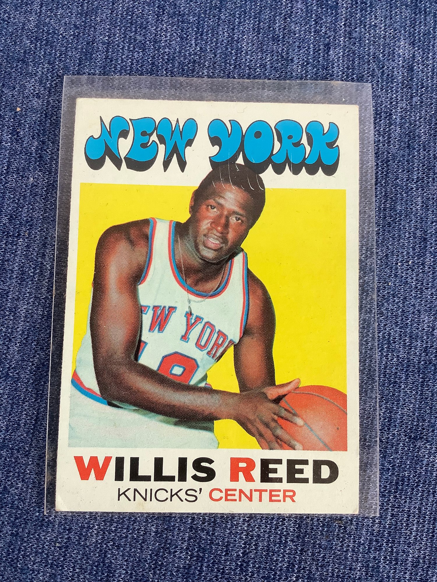 NEW YORK KNICK'S CENTER WILLIS REED COLLECTOR CARD #1935619 ...