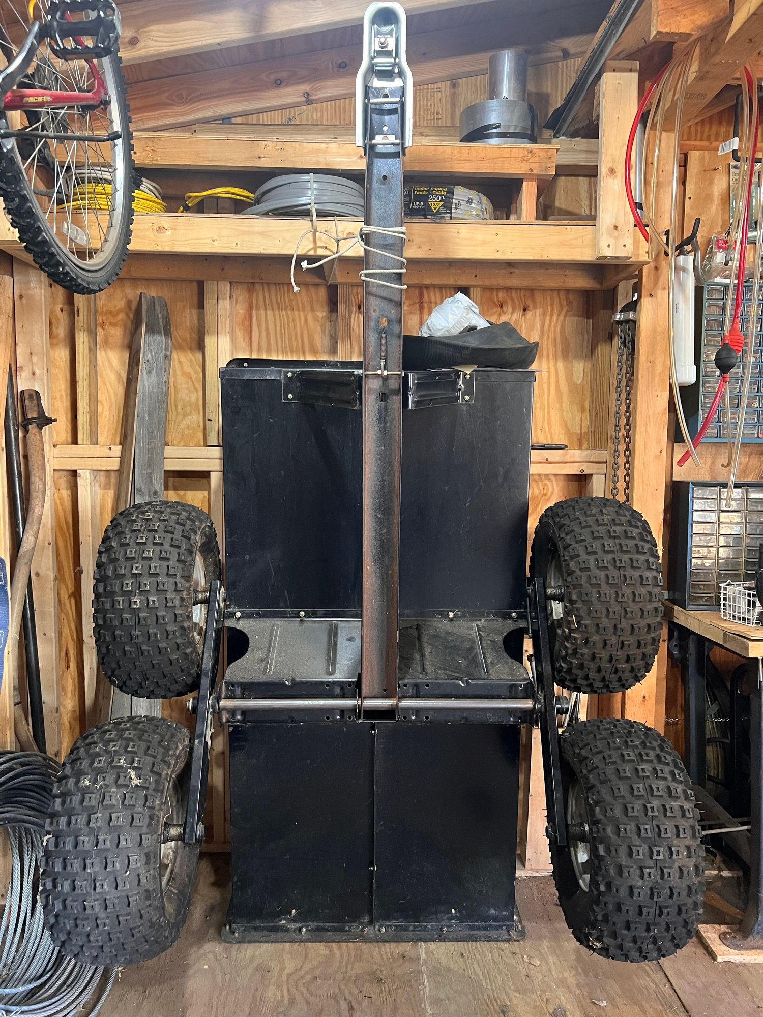 Tandem Axel Cart/ATV Trailer With Extra Tires And Owner's Manual ...