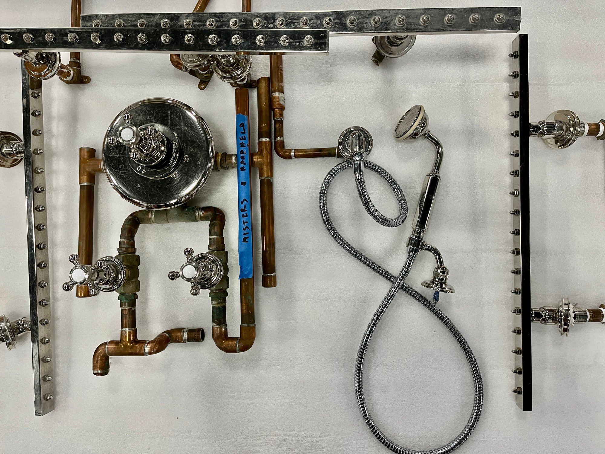 A Harrington Mixing Valve With 4 Body Jet Sprayers #40824778 ...