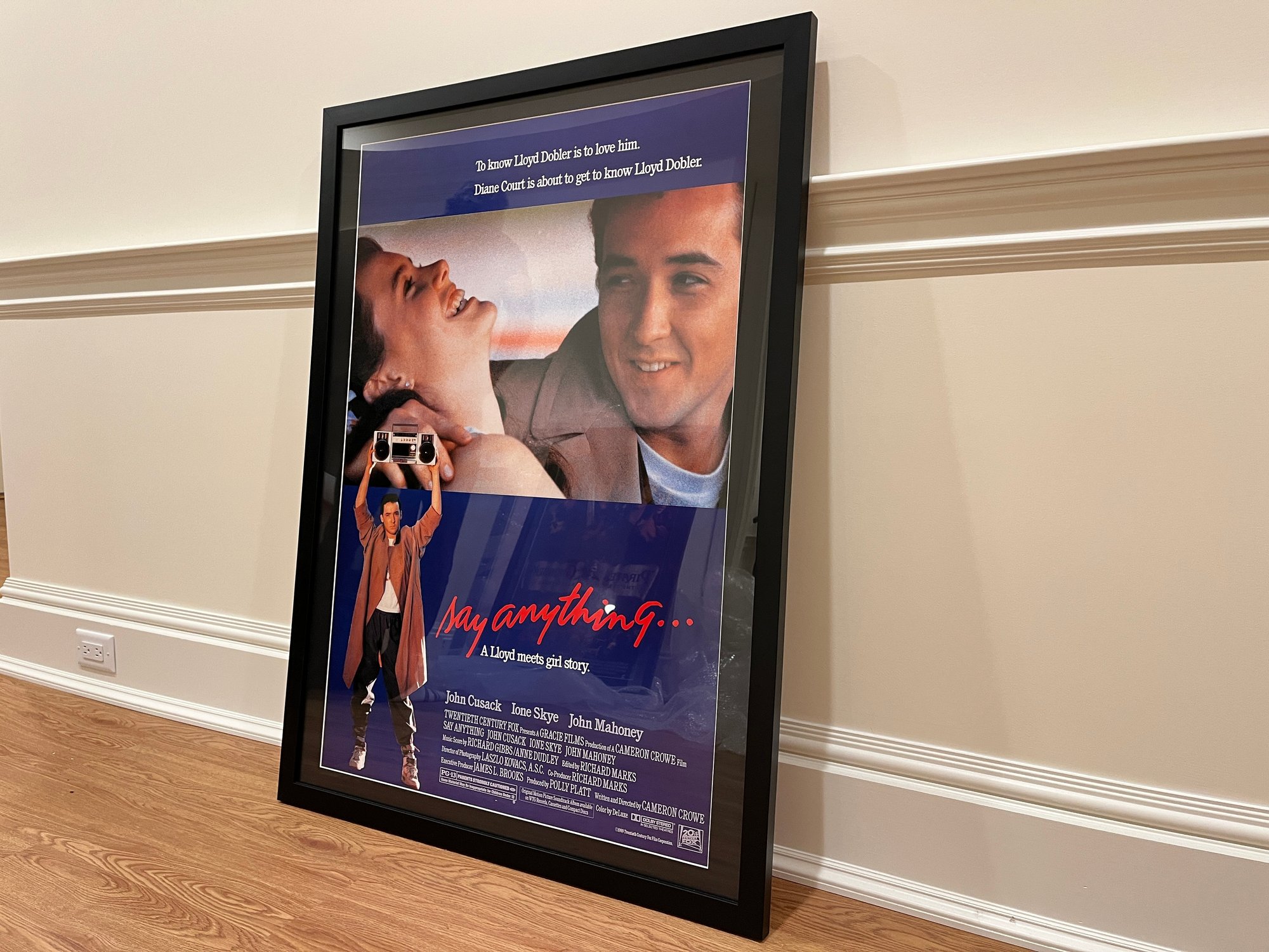 A Framed Original Movie Poster - Say Anything #40847270 | Auctionninja.com