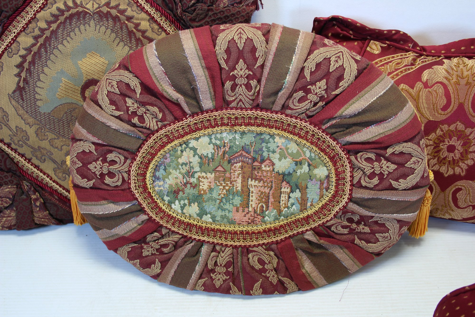 Throw Collection Collection Of Six(6) Decorative Traditional Ornate Throws #2262252 ...
