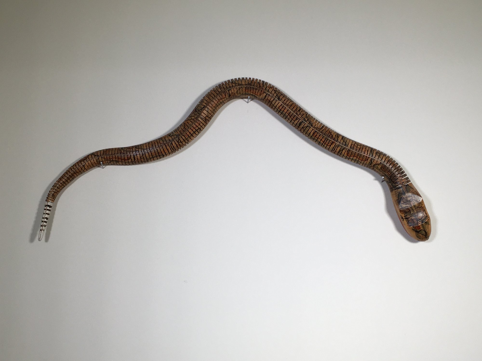 VERY REALISTIC Hand Made Wooden Rattlesnake - Slithers And Moves JUST ...