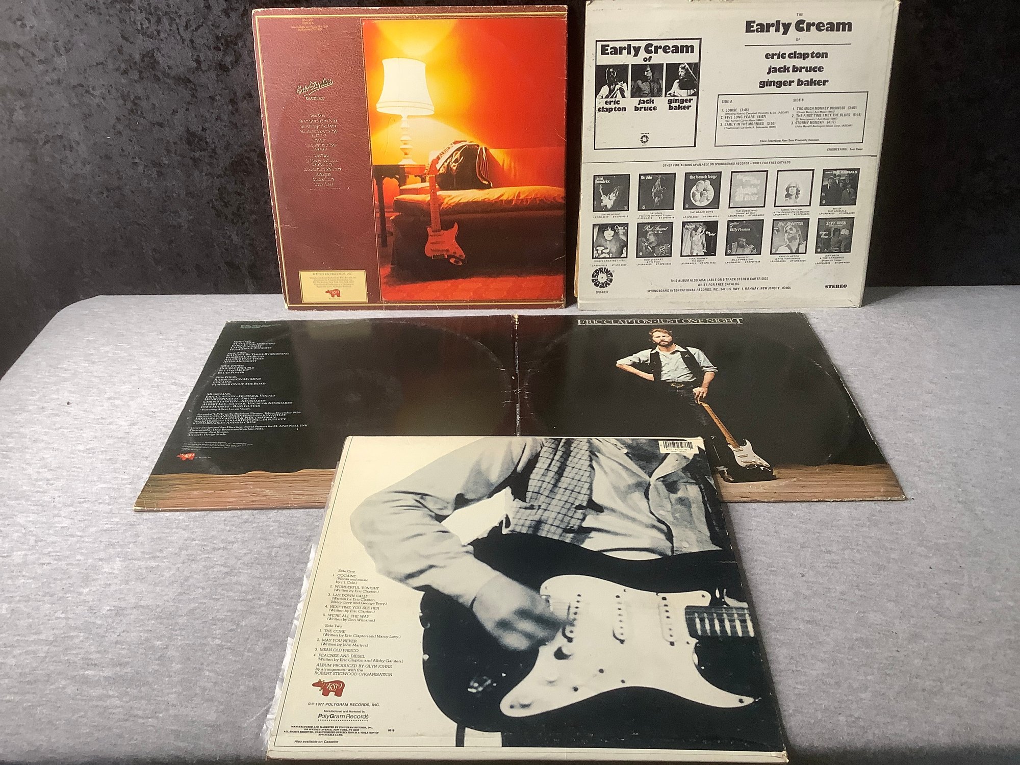 Eric Clapton Vinyl Record Lot #12 #2309343 | Auctionninja.com