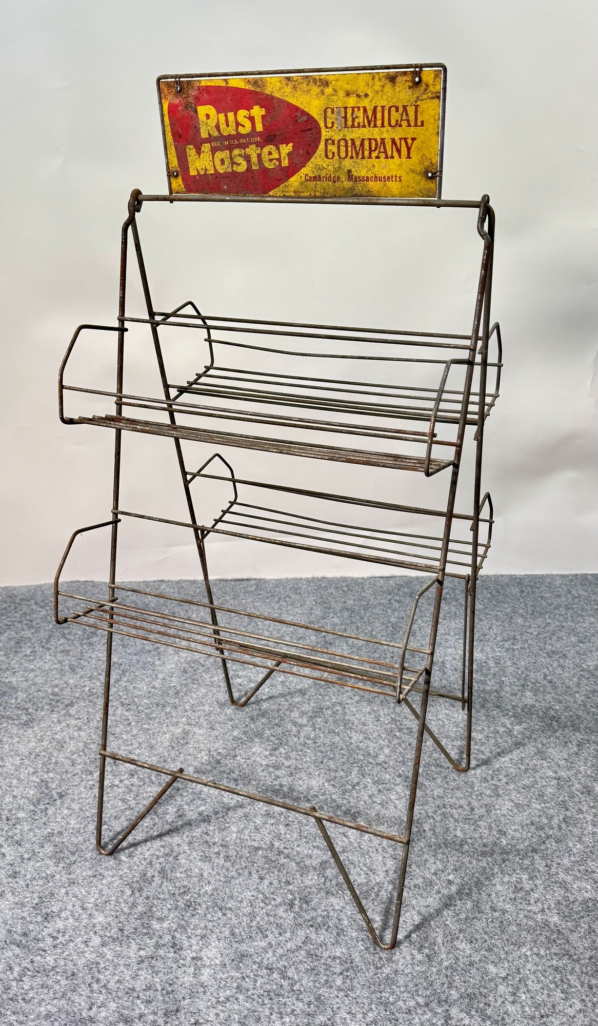 Rusty Display Rack A Vintage - Rare - RUST MASTER Wire Display Rack #2204302 ...