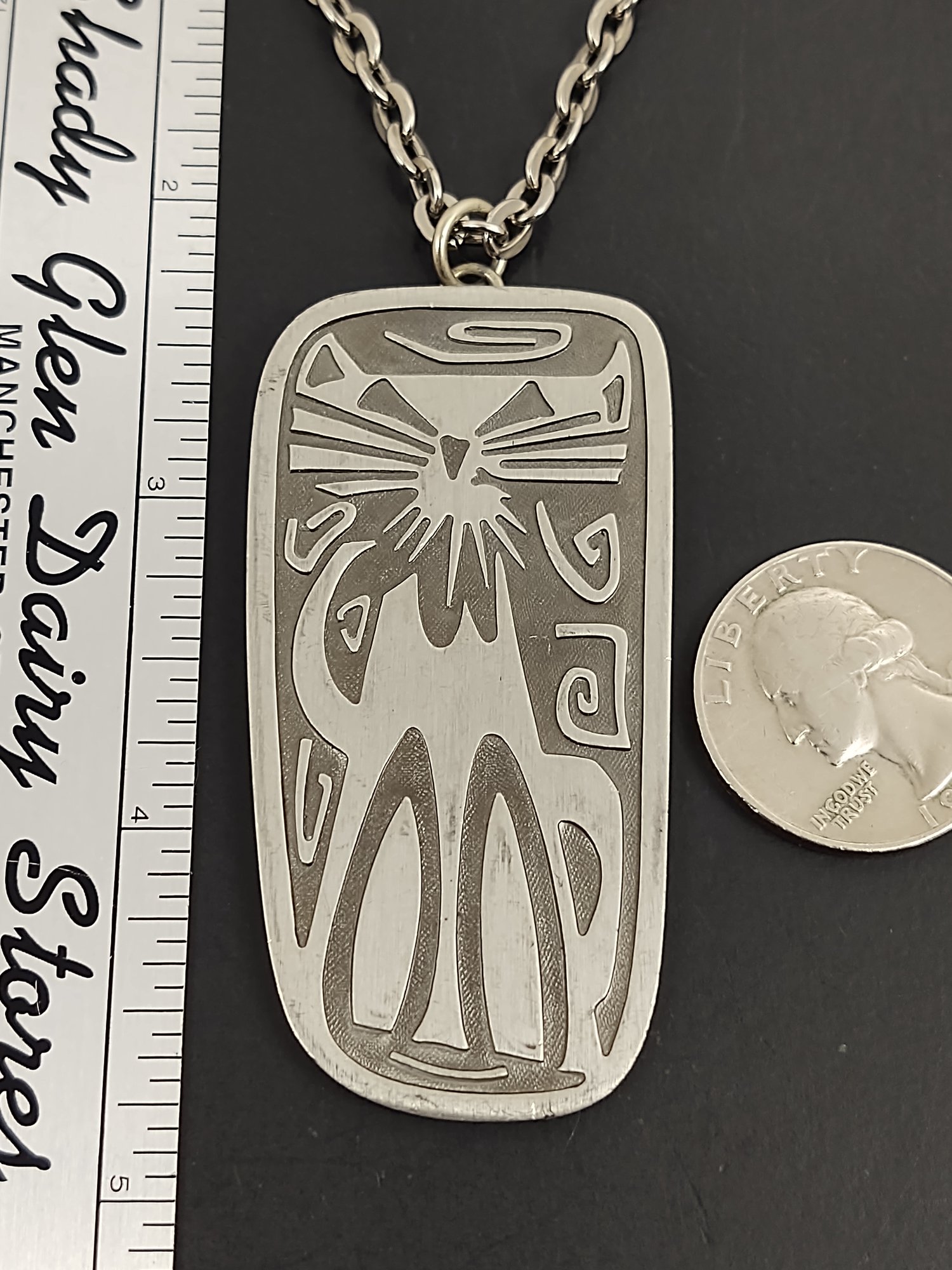 Vintage Necklace Jorgen Jensen Pewter Necklace VINTAGE DENMARK