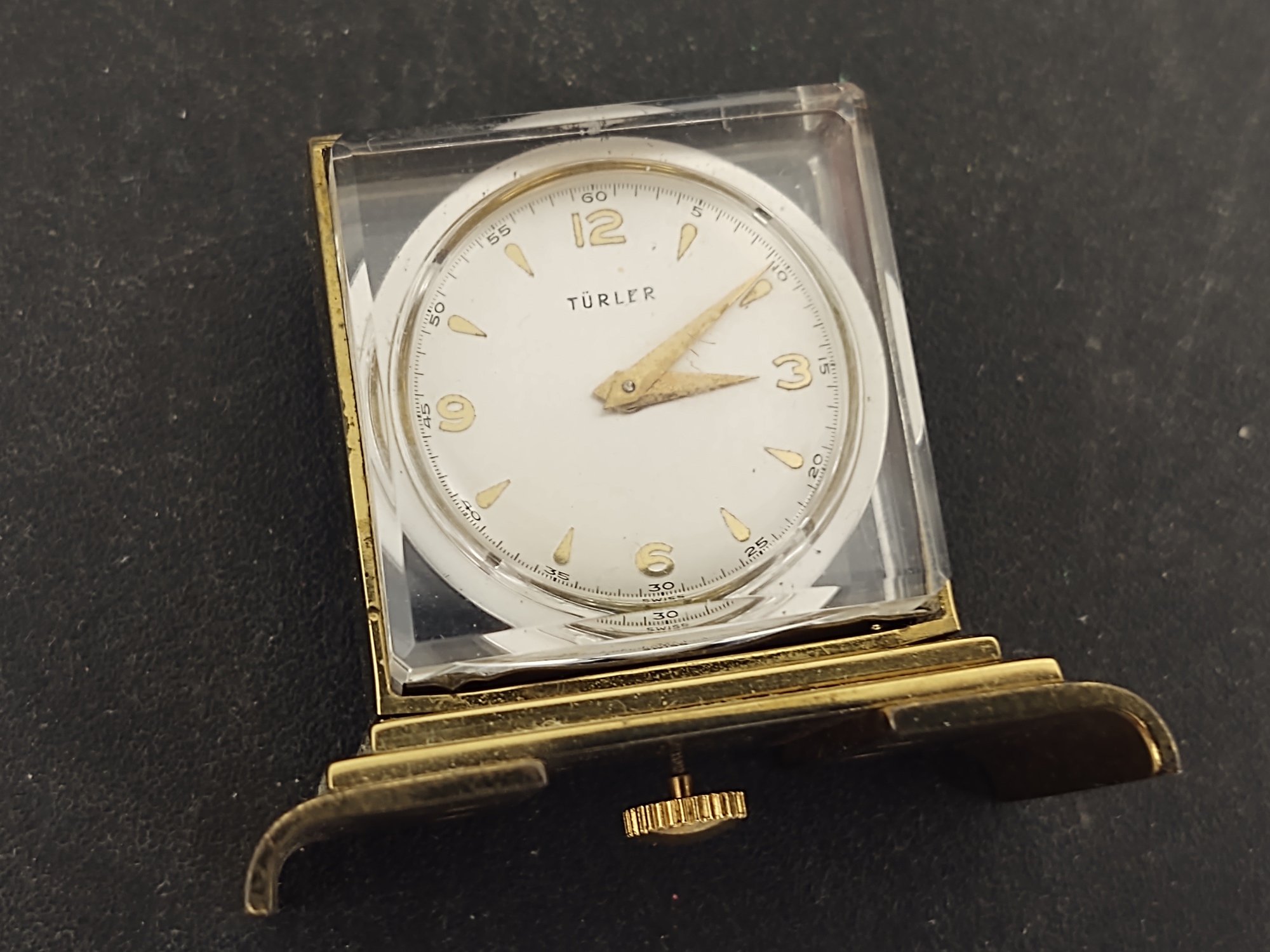 TURLER チューラー スイス製 置時計 TURLER チューラー スイス製 置時計