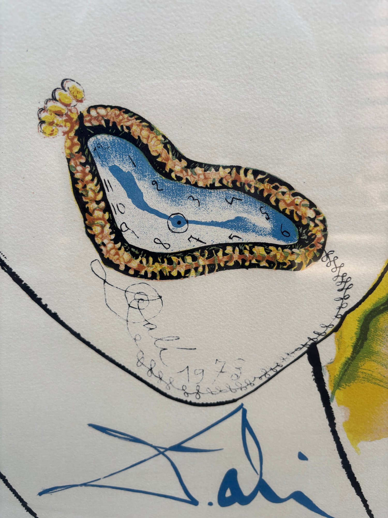 Salvador Dali 1973 Lithograph 