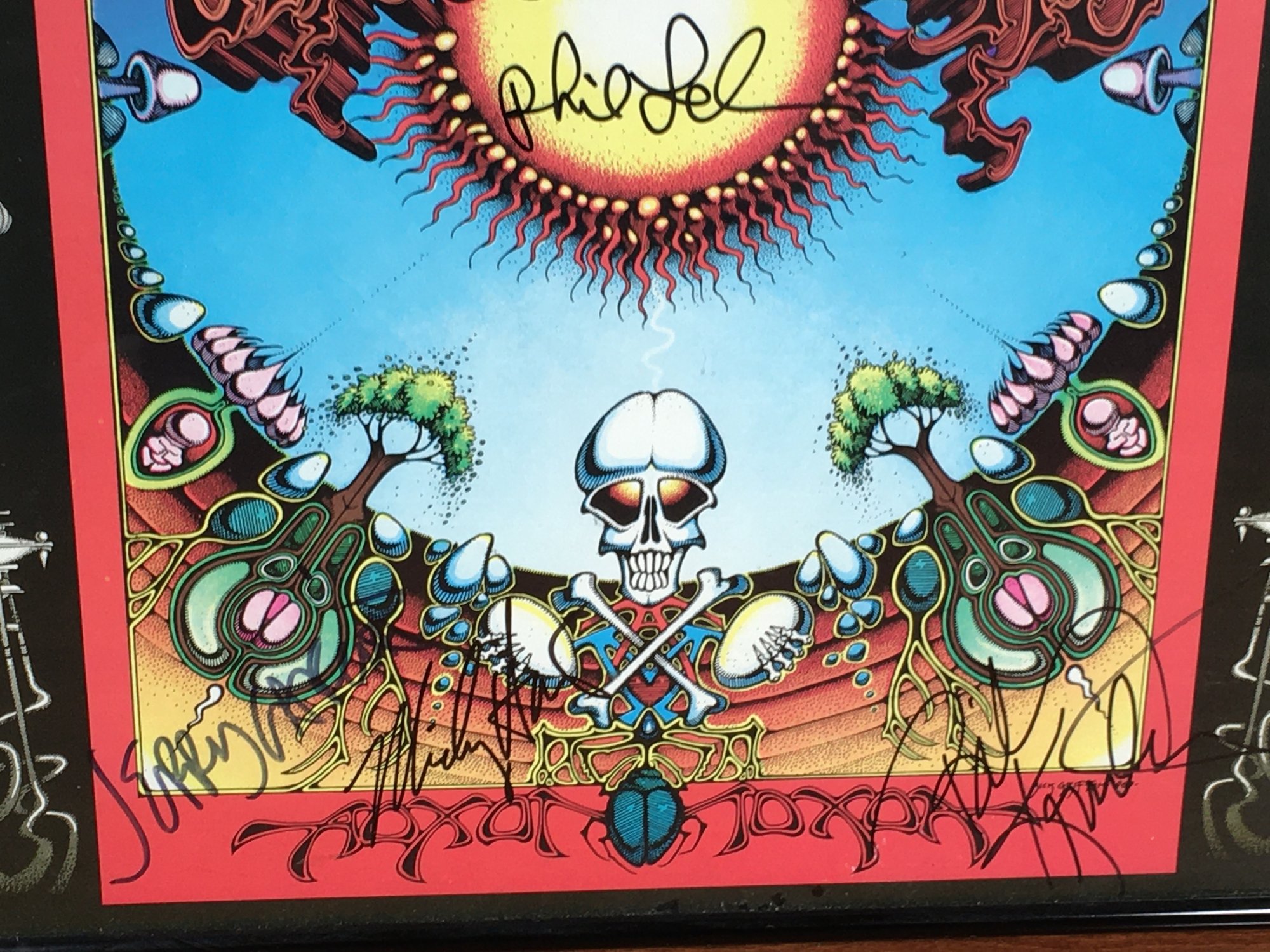 Incredible Signed GRATEFUL DEAD Album Cover ALL SIGNED