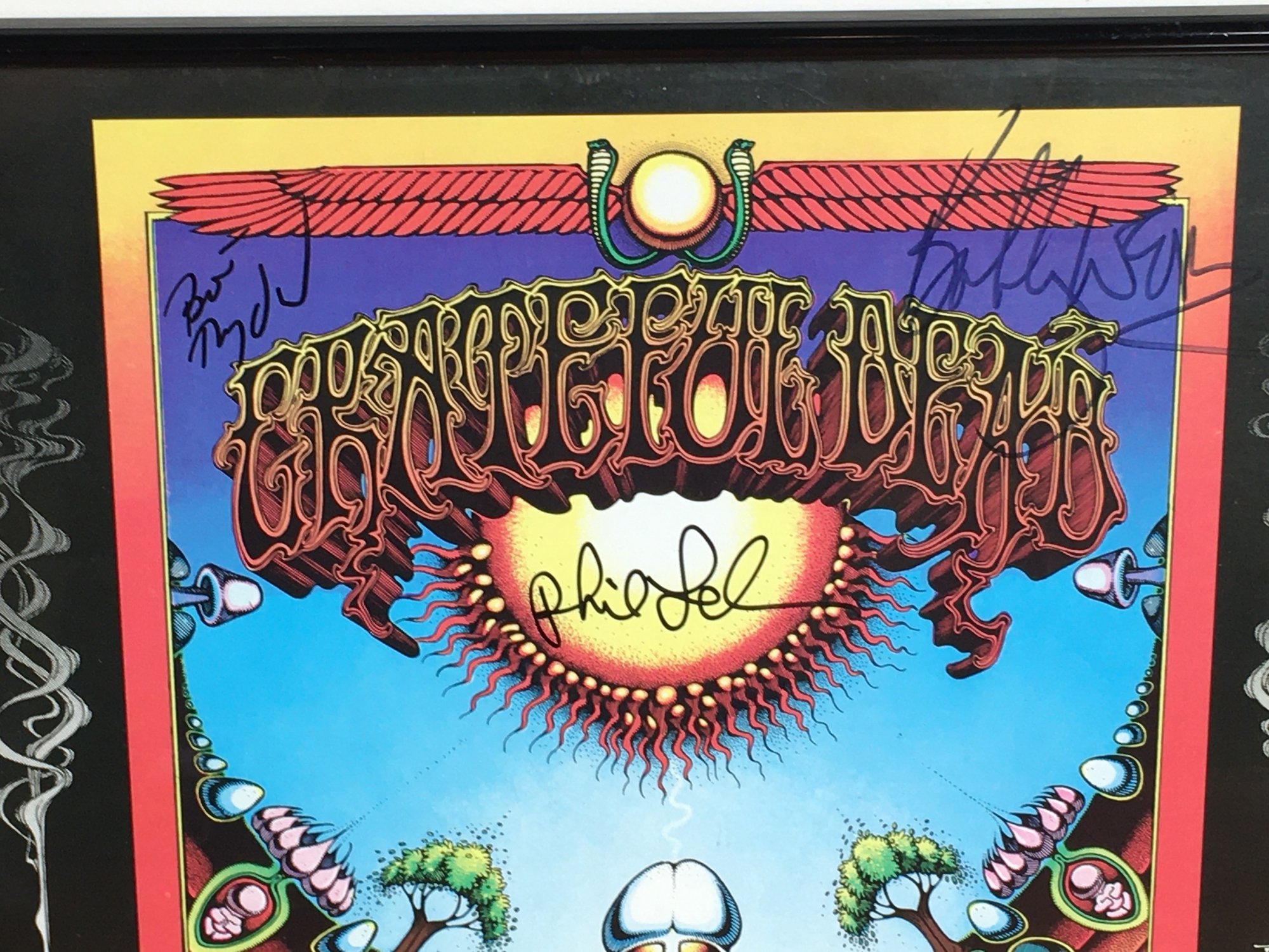 Incredible Signed GRATEFUL DEAD Album Cover ALL SIGNED