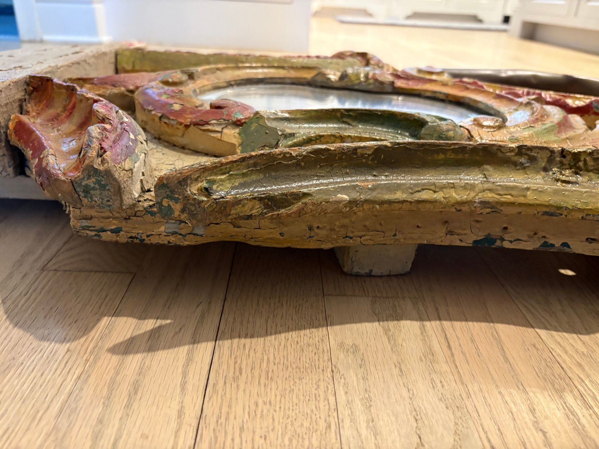 Antique Rounding Board Shield Carousel Mirror Panel #2281464 ...