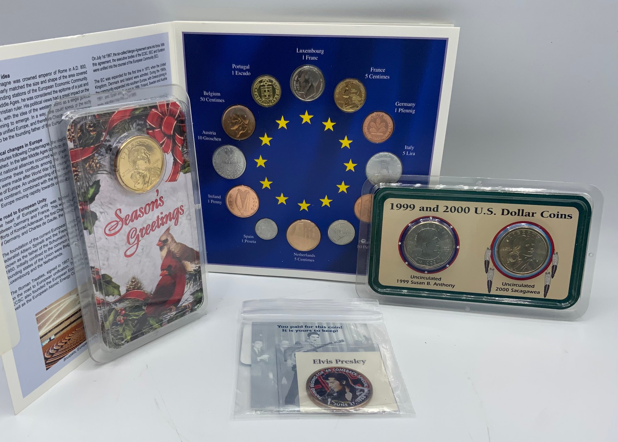 Set Di Monete Del Dollaro Susan B Anthony Littleton 1979-1980, 6 - Foto 2