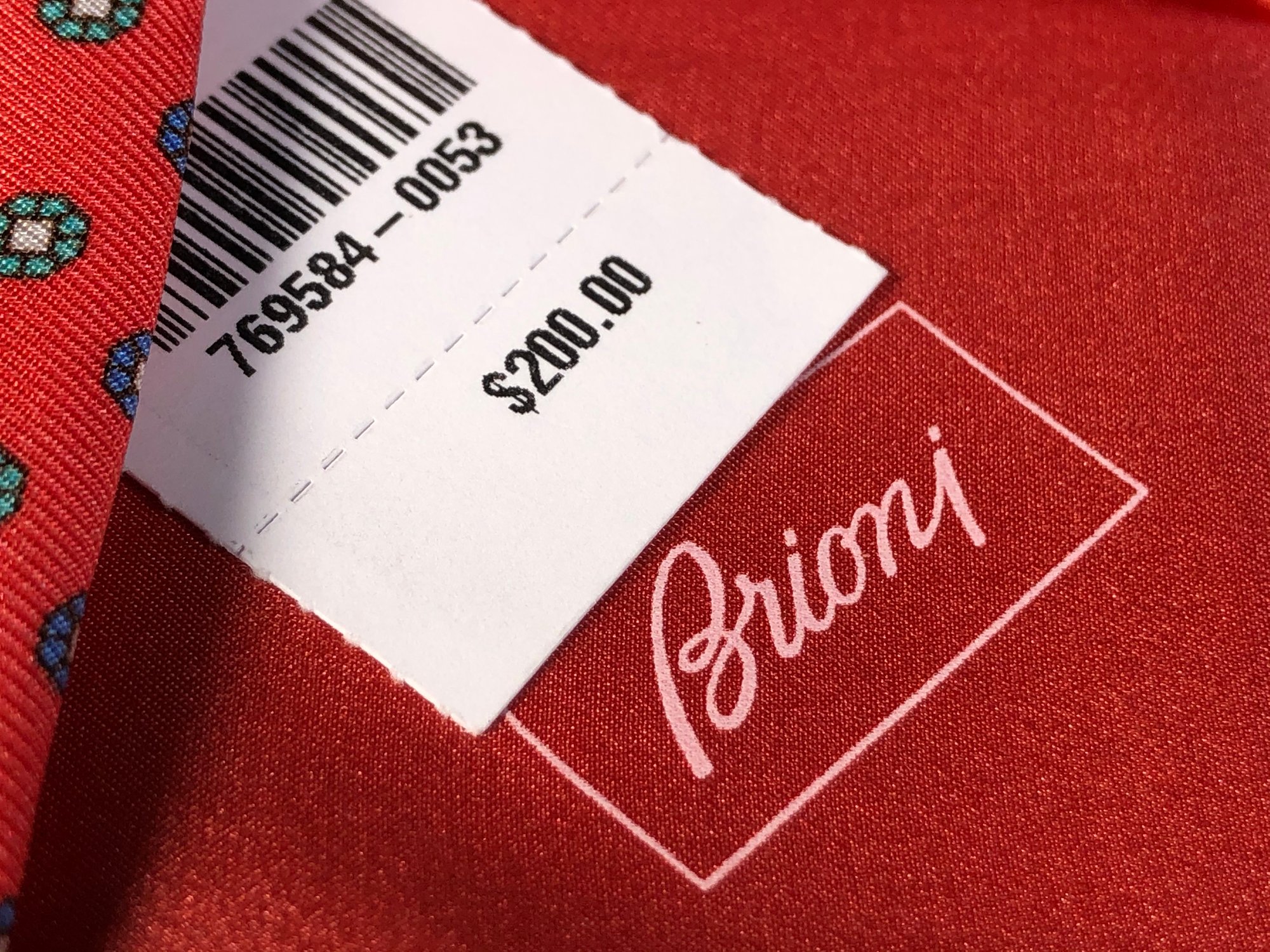 Three (3) Incredible BRIONI Ties - Paid $200 Each - One Still Has 