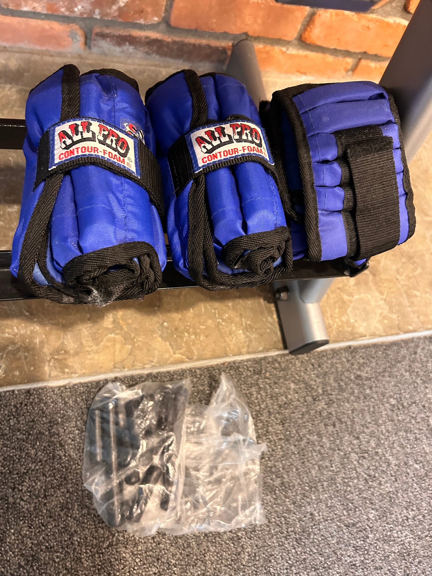 Three Tier Dumbbell Rack With Dumbbells, Ankle Weights And More ...
