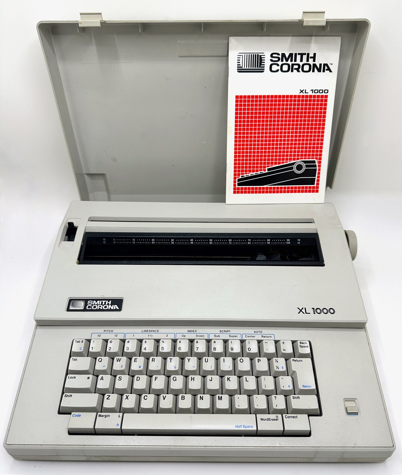 Smith Corona XL 1000 Portable Electric Typewriter With Owner's Manual