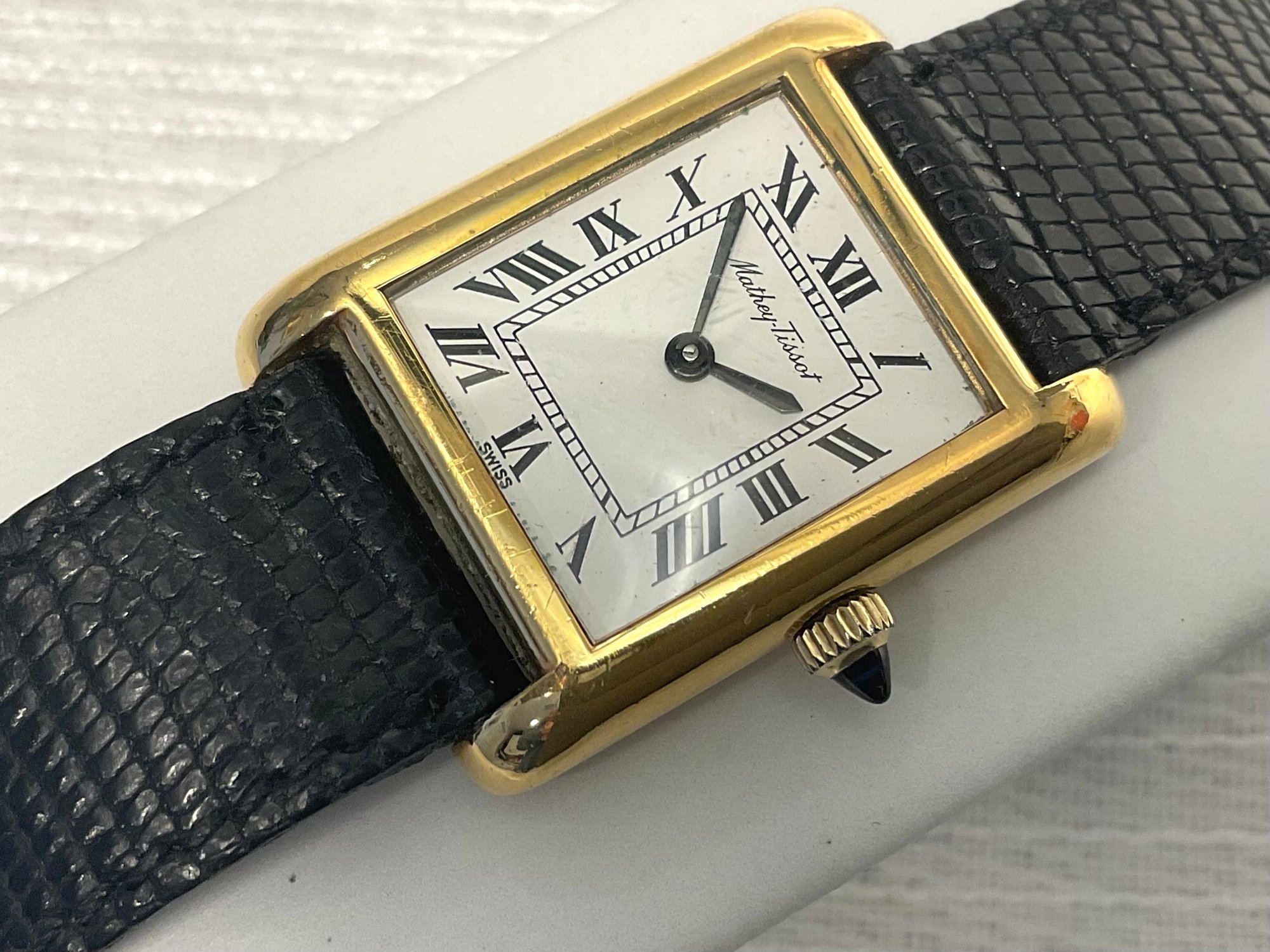 Mathey-Tissot Tank Style Watch #40826741