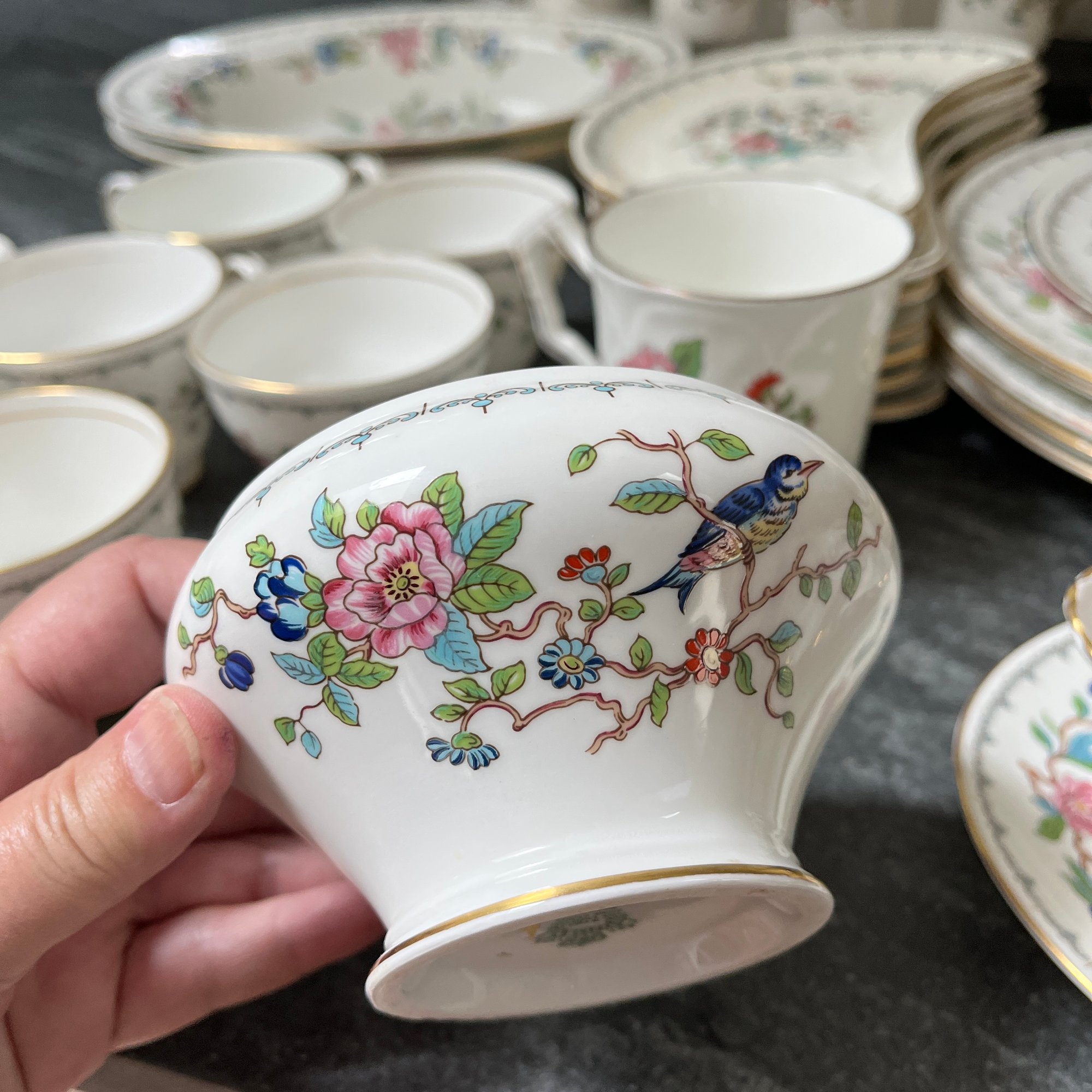A Large Assortment Of Aynsley Pembroke Bone China #40731700