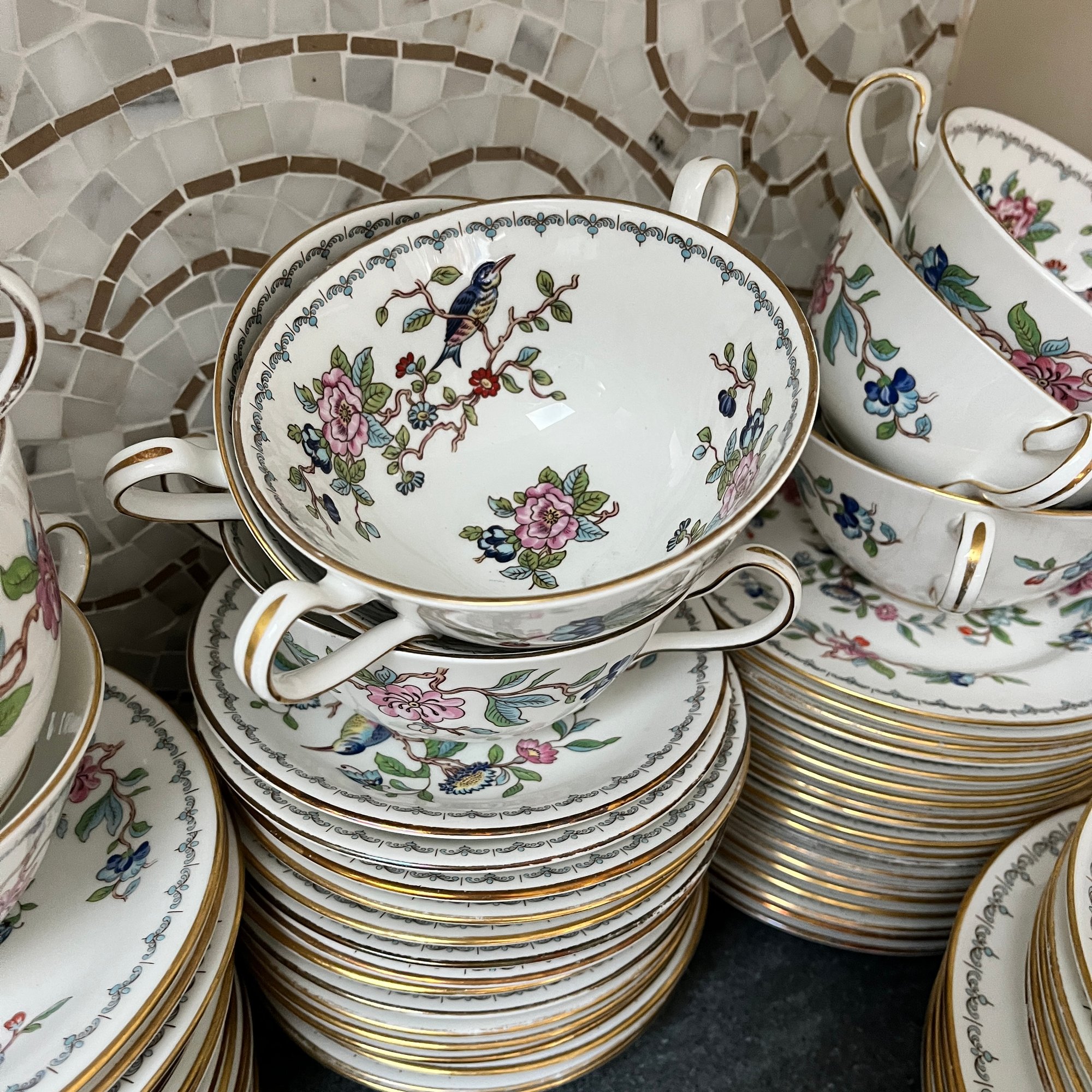 Aynsley Pembroke エインズレイ26.5cm 6枚セット 大皿 エインズレイ ペンブロック 26cmプレートを買い取りました