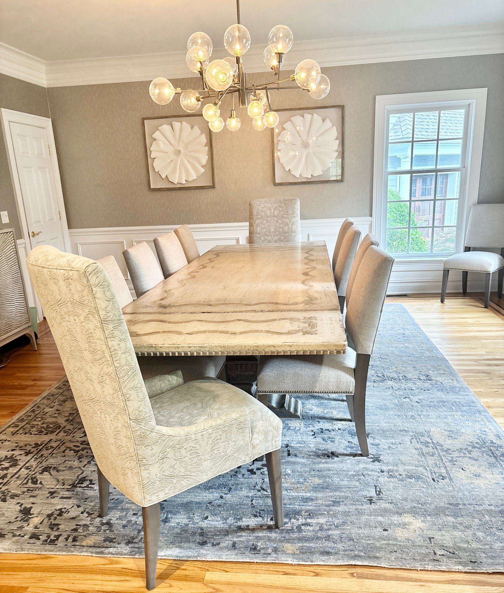 Arhaus Cerea Amalfi Bell 'Arte Dining Table Purchase Price $7700