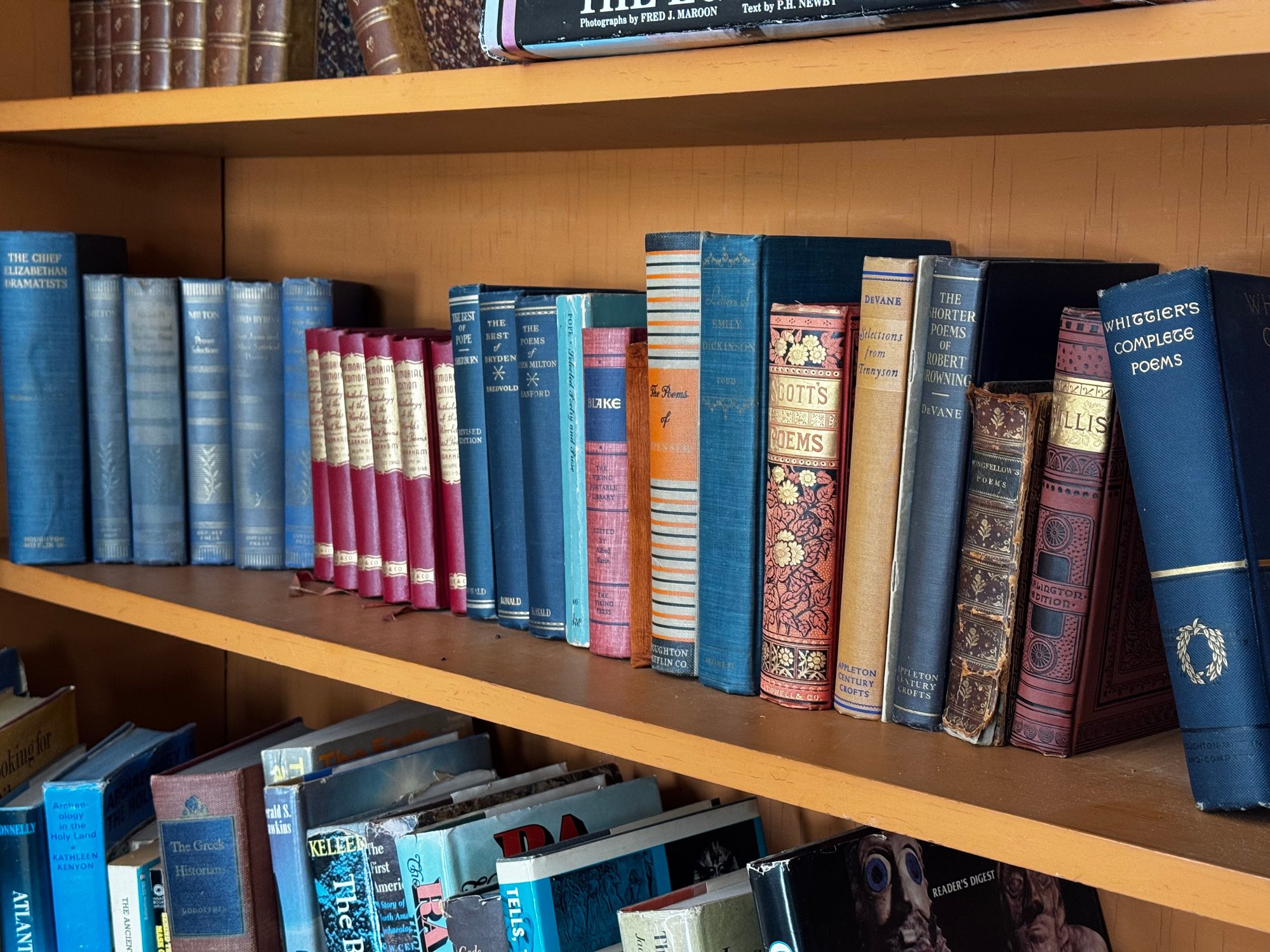 Curated Library Collection Of Notable Classic Literary Works And Poetry ...
