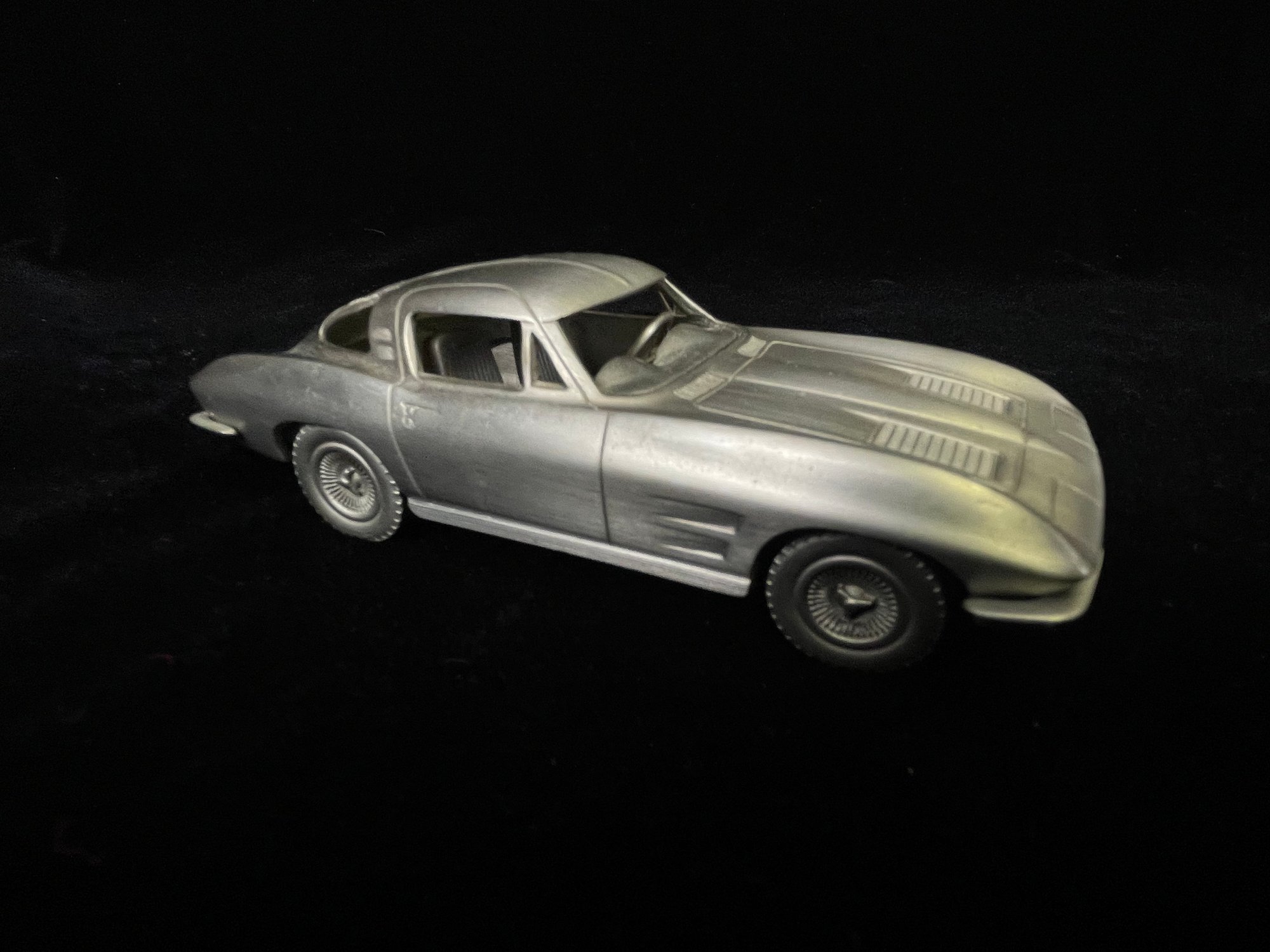 The Danbury Mint Pewter Car 1963 Corvette #1632315