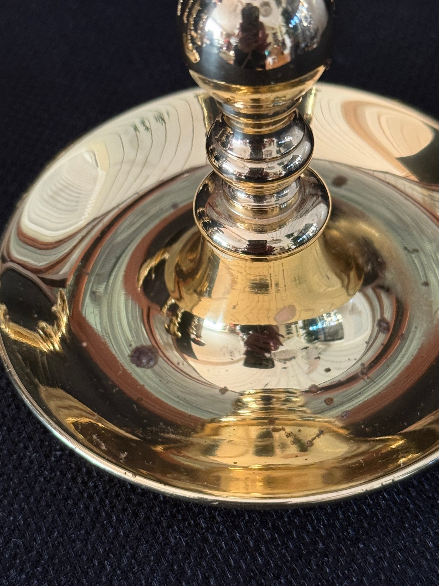 Collection Of Seven Baldwin Made In America Brass Candlestick