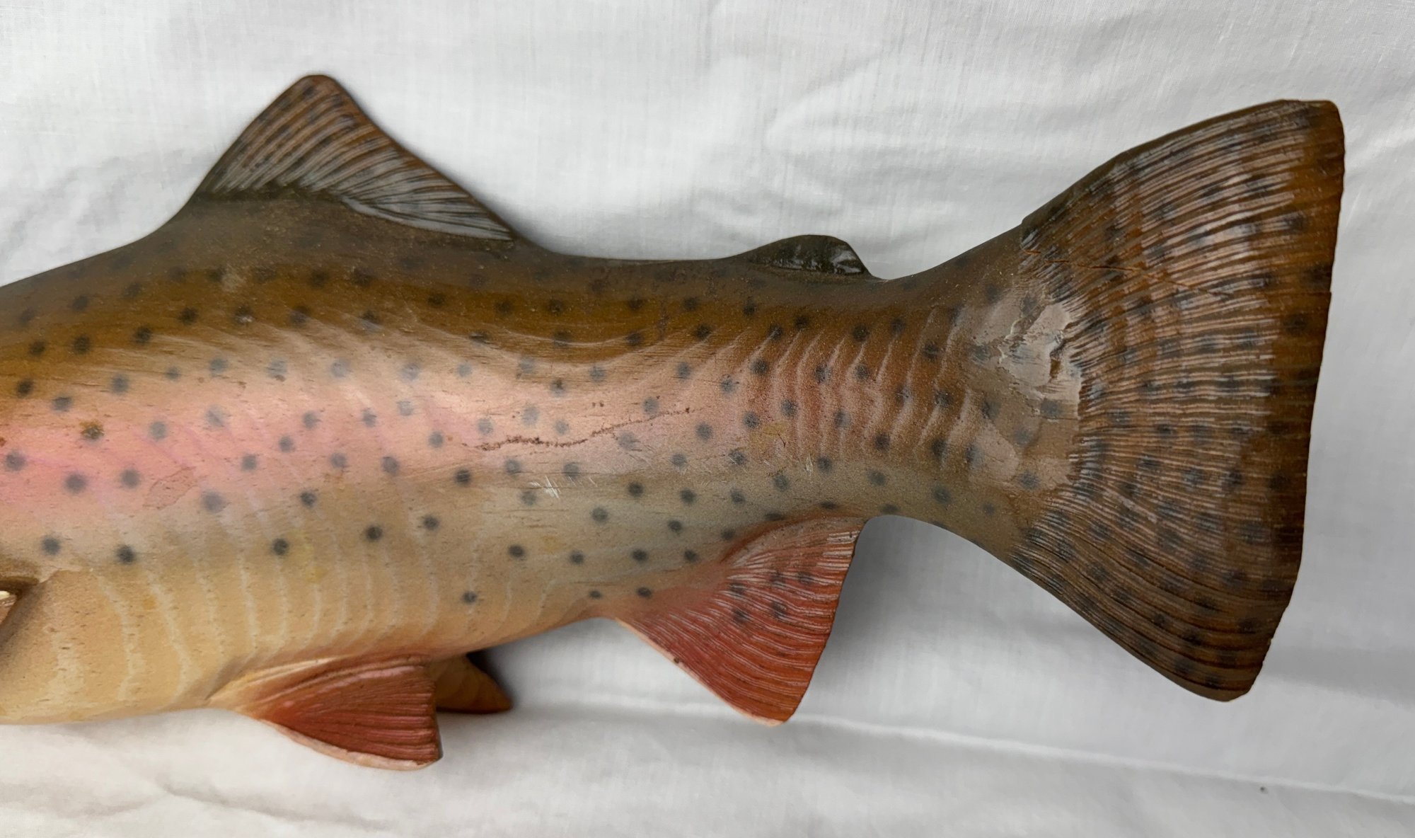 Carved Fish Signed B. Berry #2289135 | Auctionninja.com