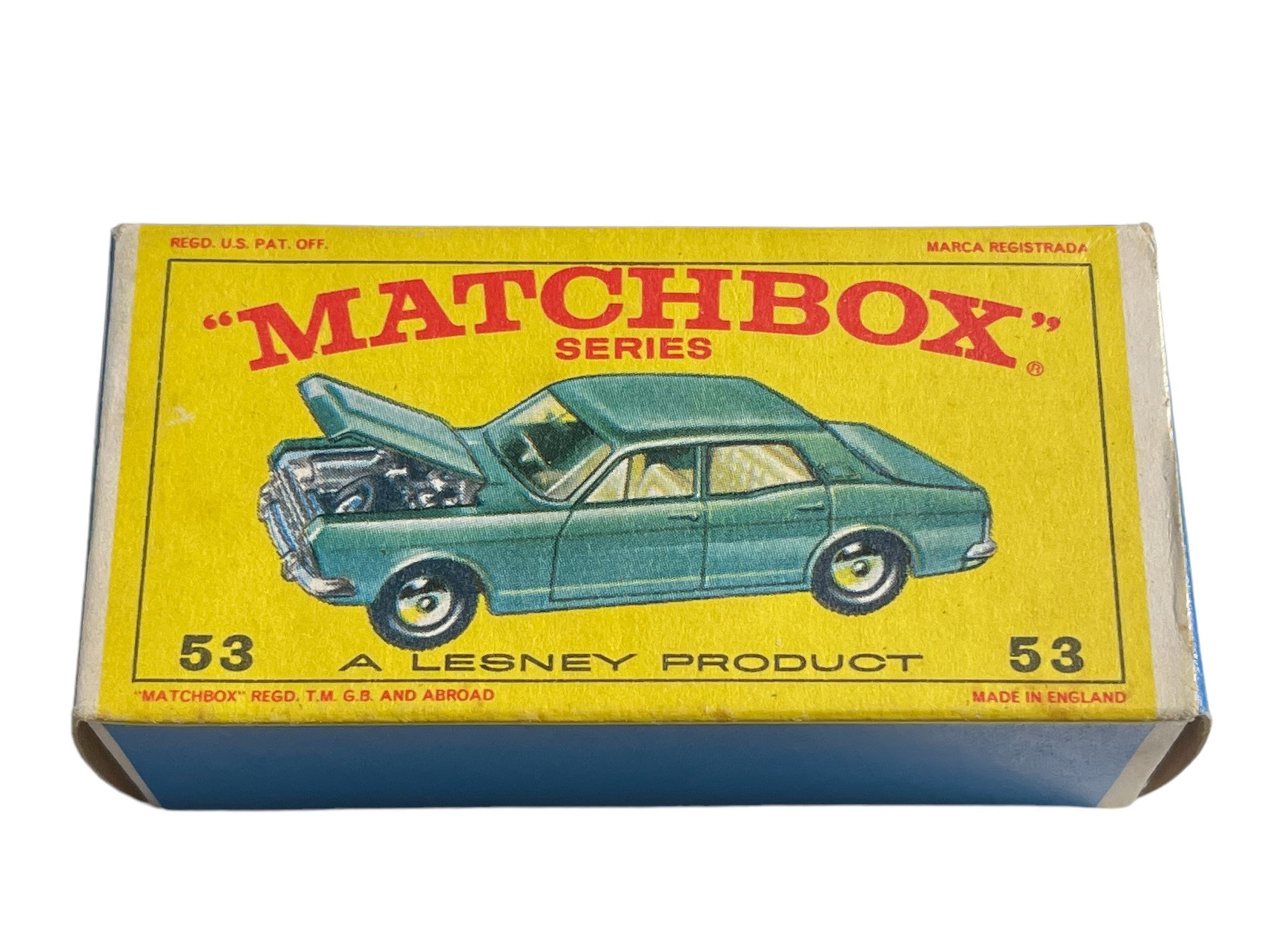 Série Matchbox no 53 vintage Ford Zodiac mk Iv - France Série Matchbox no 53 vintage Ford Zodiac mk Iv - France