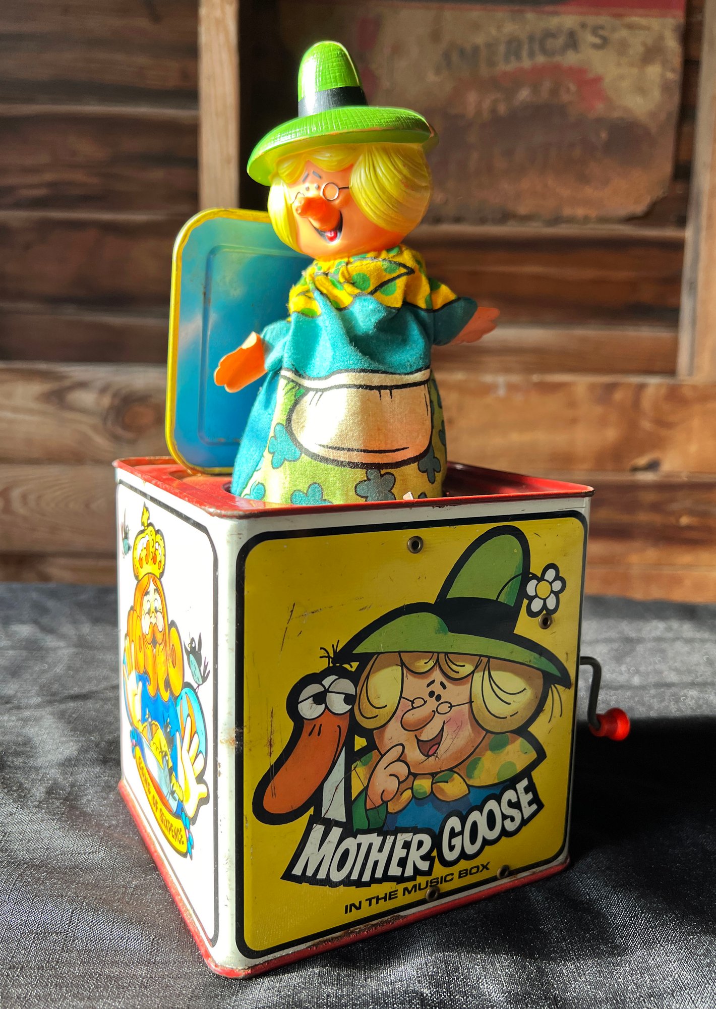 （レアサンプル品）JACK IN THE BOX Creepy cute 1971 Jack-in-the-box #theplugvintagebg #jackinthebox