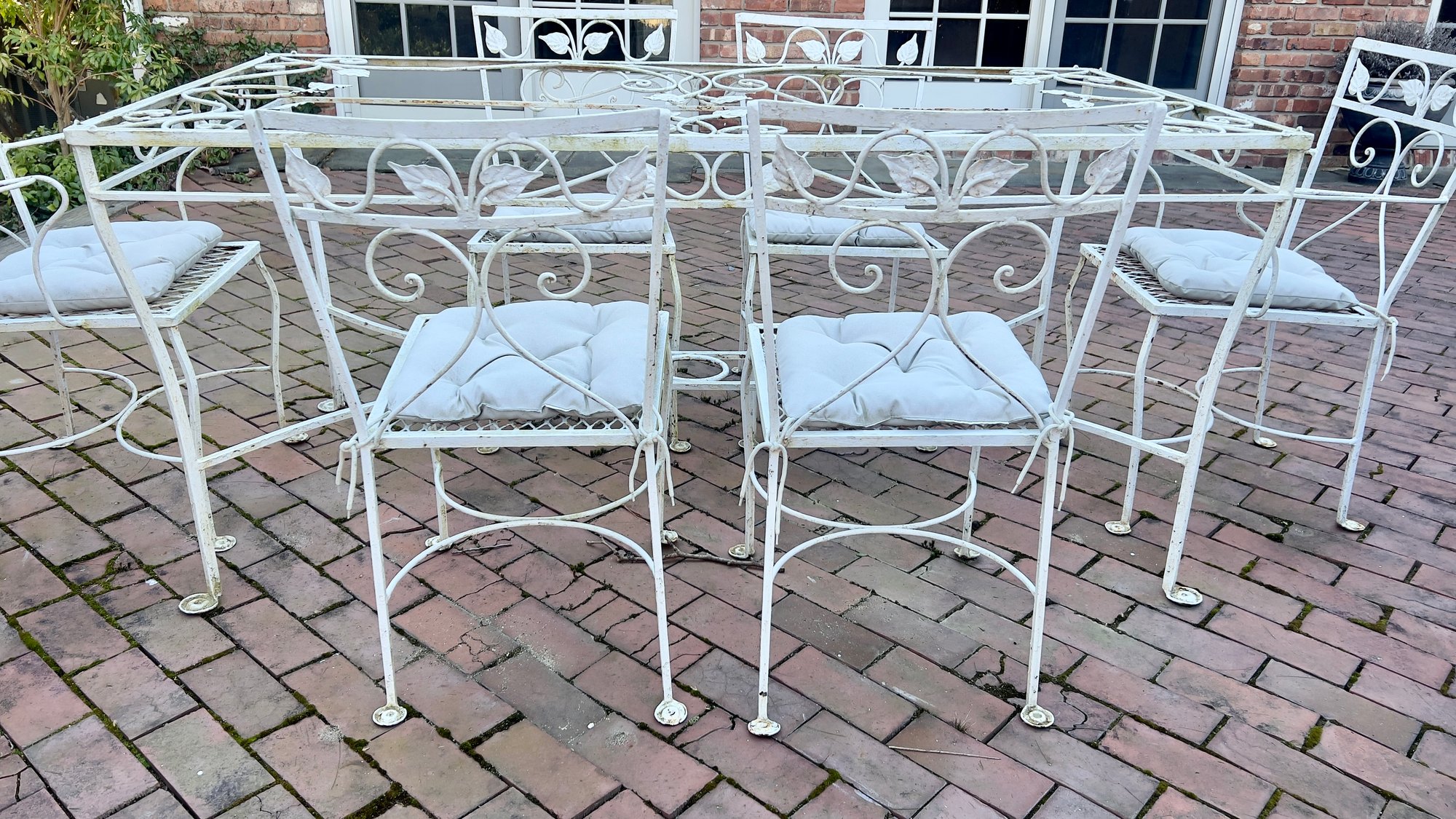 Russell Woodard Woodard Wrought Iron Patio Furniture Vintage