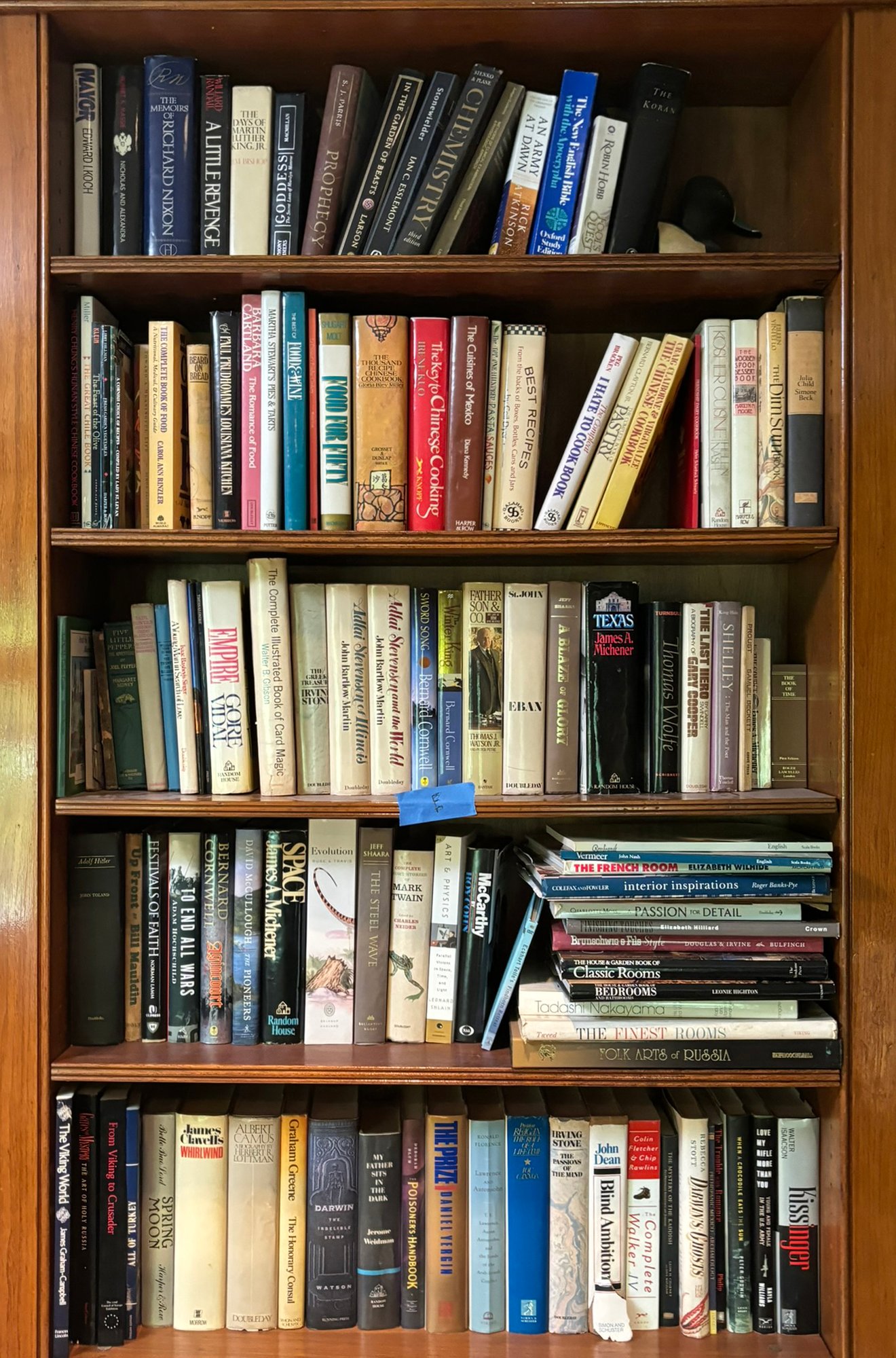 Five Shelves Of Books - 
