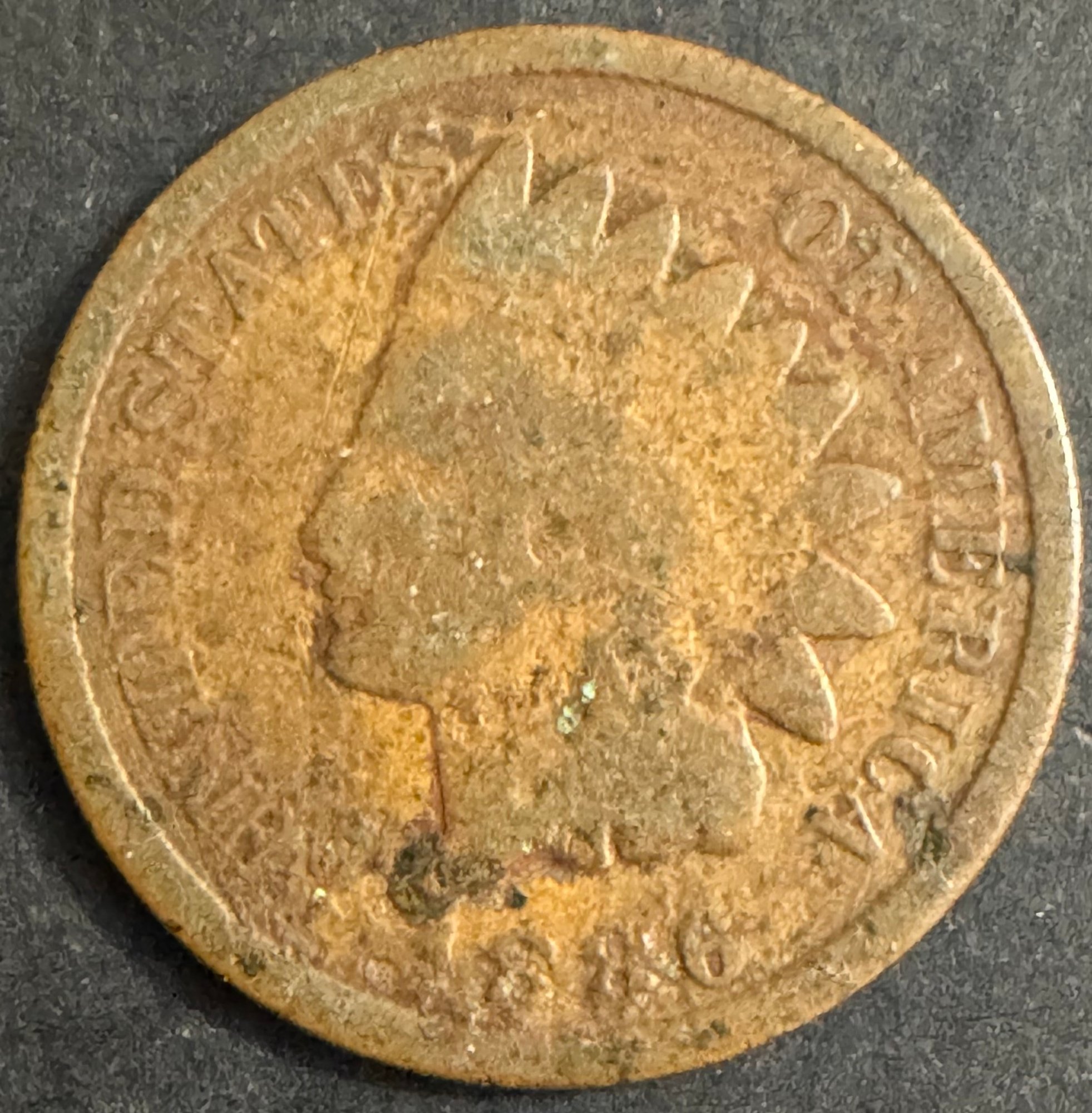 1886 Indian Head Penny 1964809