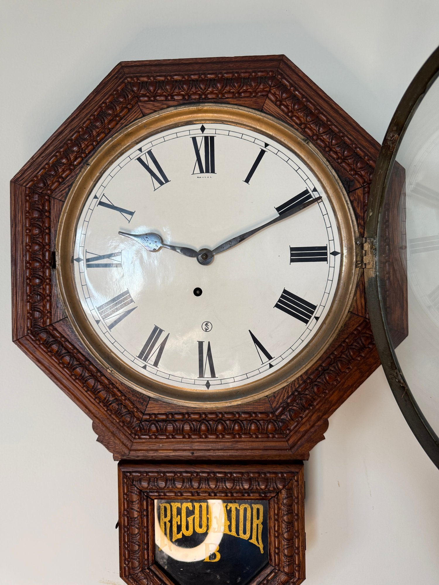 Ingraham Regulator B Wall Clock With Original Key #2256987 ...