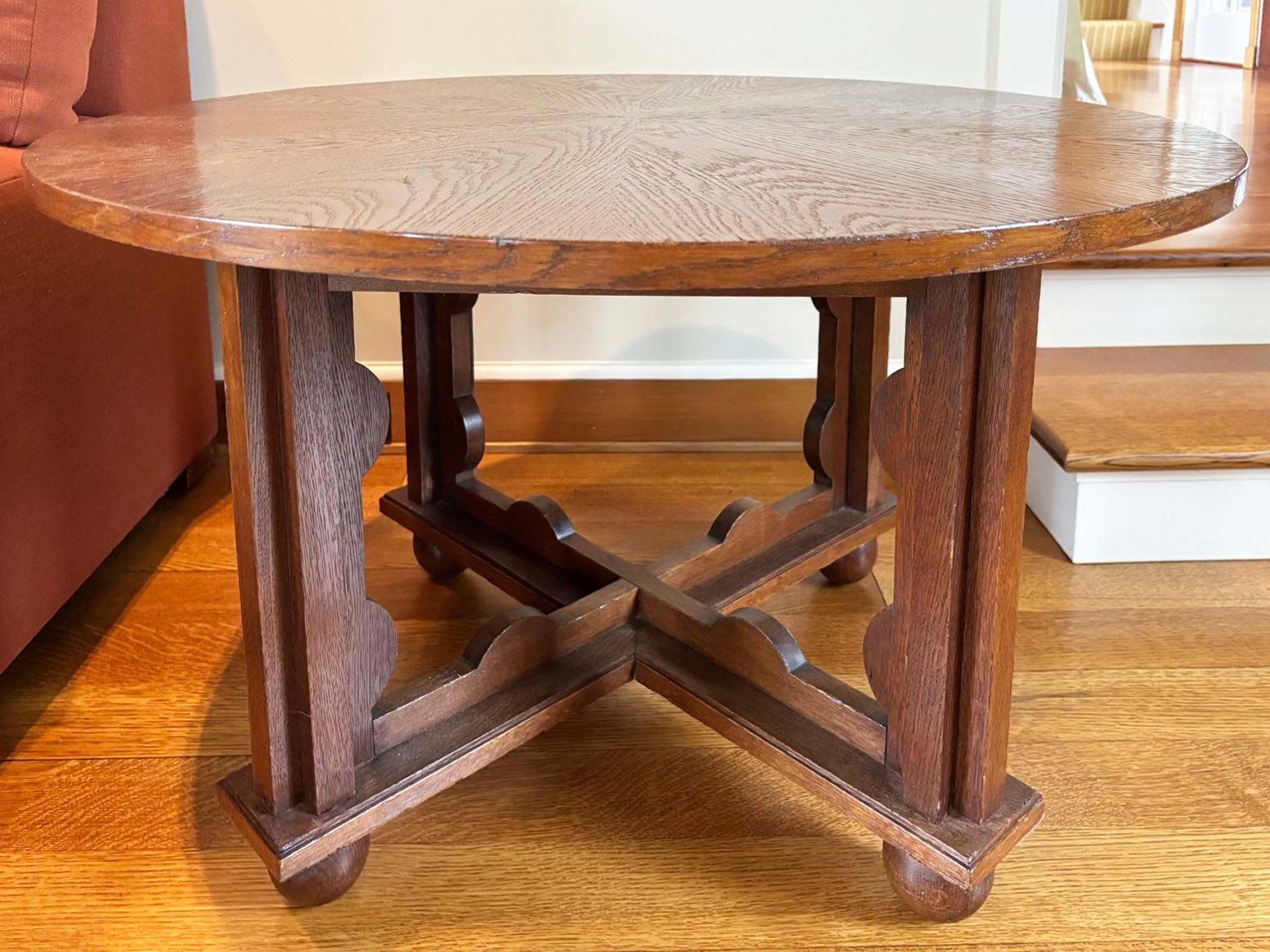 An Early 19th Century Oak Stretcher Base Side Table #40889022 ...