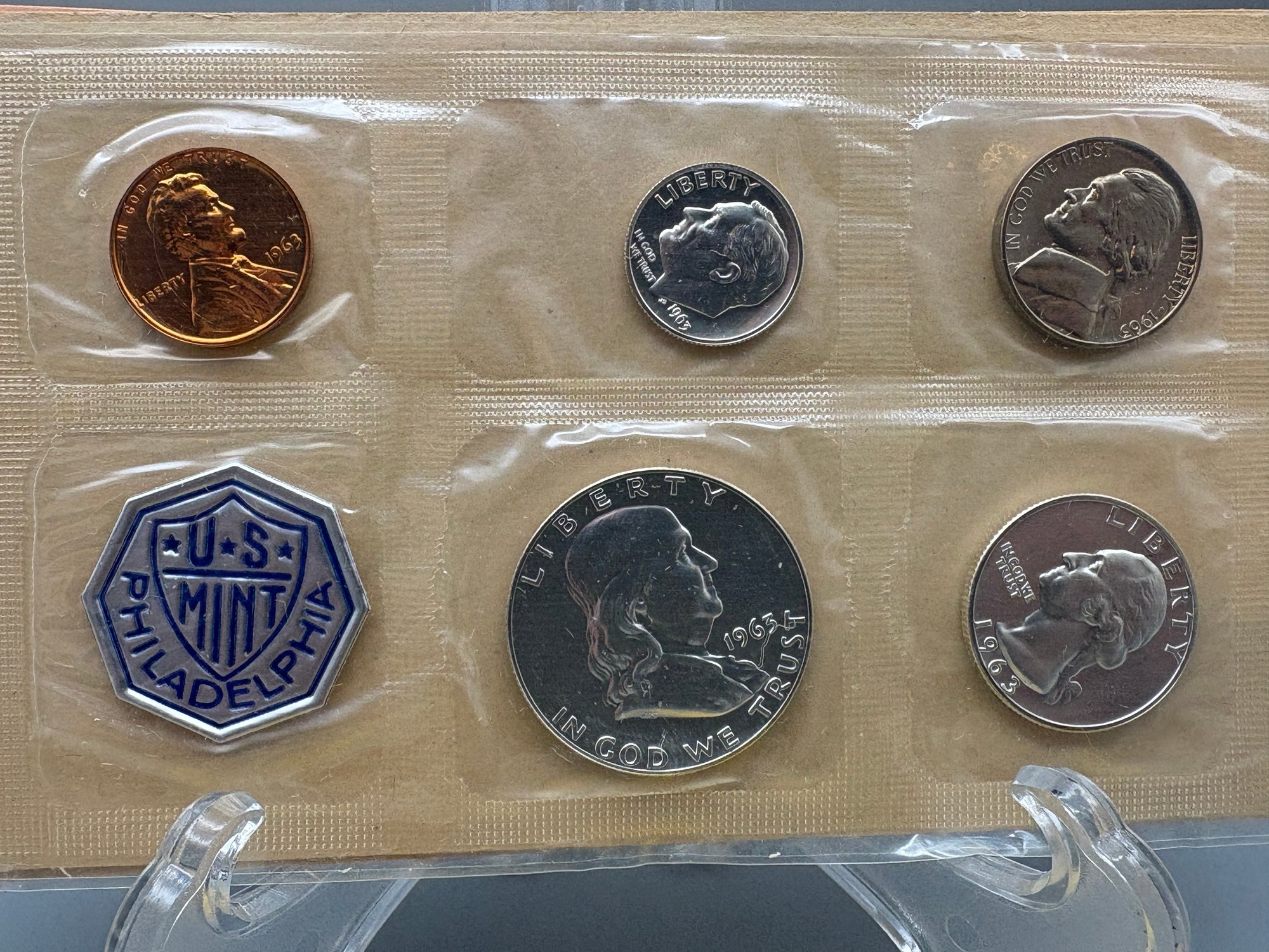 1963 U.S Mint Coin's Set . 3 Silver Coins. #2277007 | Auctionninja.com