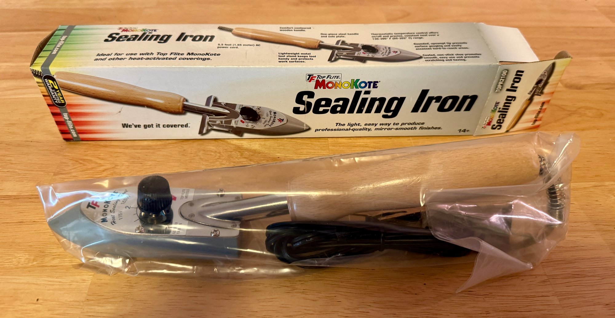 New In Box MonoKote Top Flight Sealing Iron #1642695