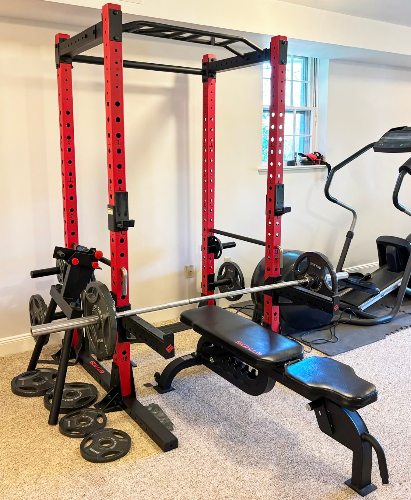 Ethos Full Rack An Ethos Weight Rack And Weights #2312255 | Auctionninja.com