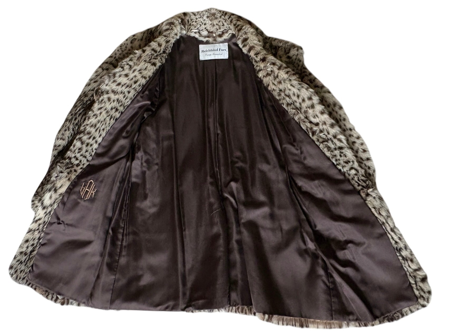 Reichbind Furs Vintage 1980s Spotted Fur Coat By Reichbind Furs #2308293 ...