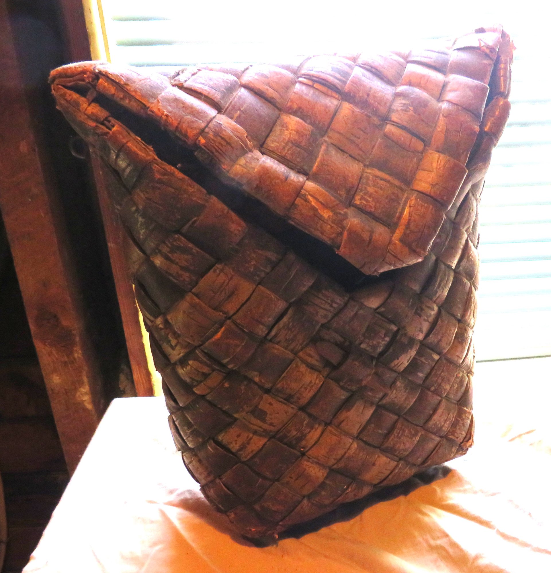 Antique 19th Century Woven Swedish Birch Bark Backpack #2302877 ...