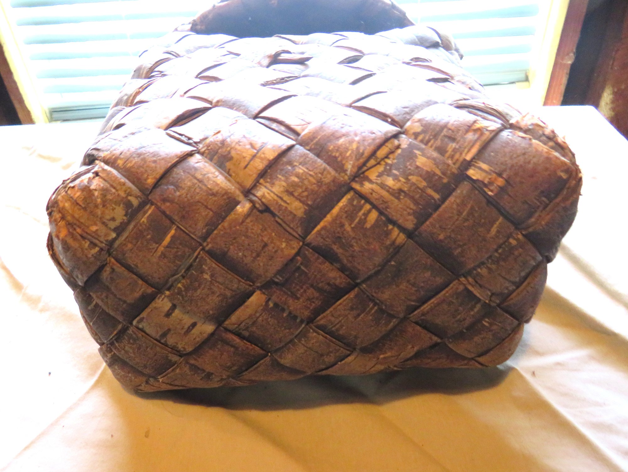 Antique 19th Century Woven Swedish Birch Bark Backpack #2302877 ...