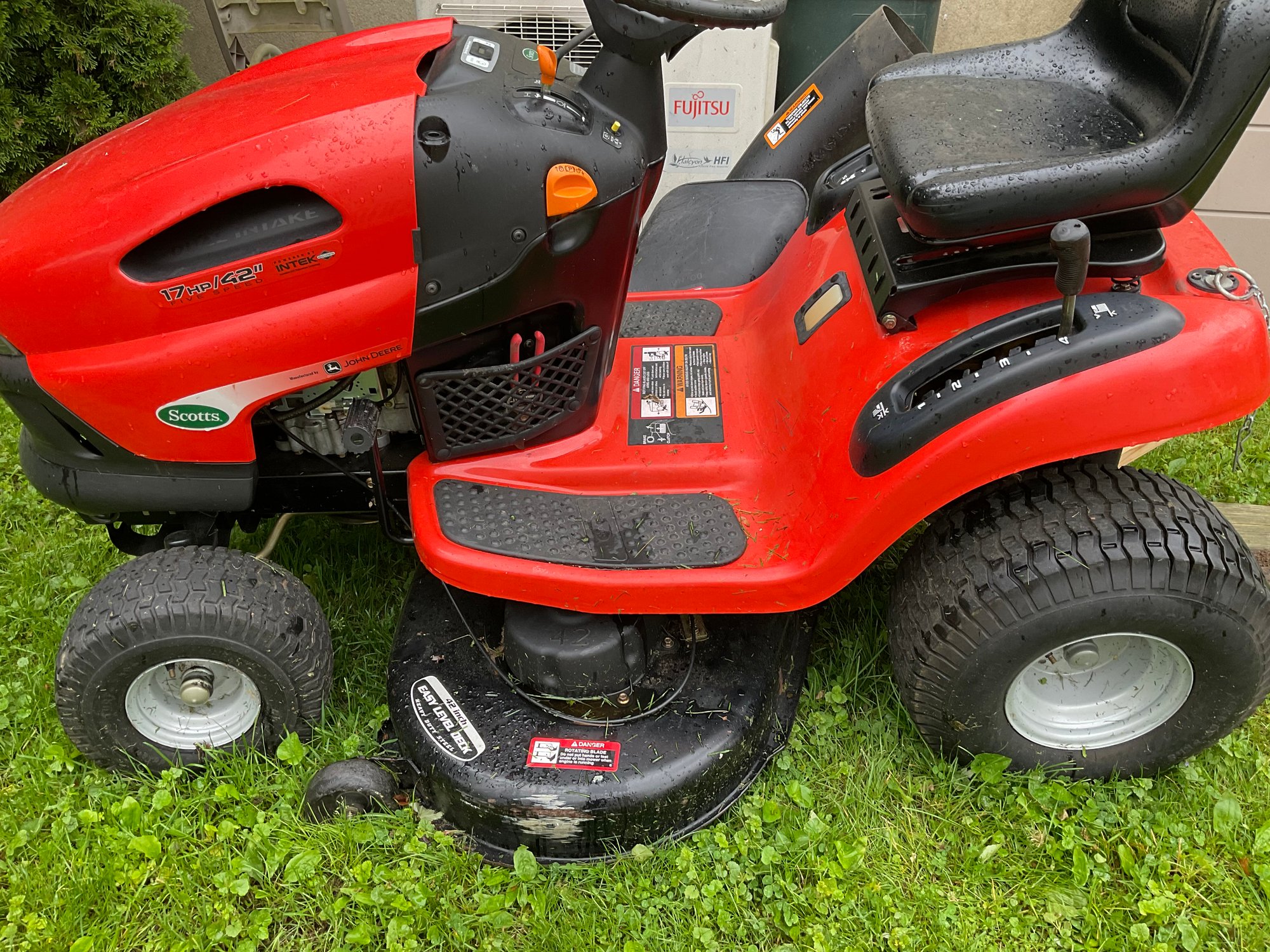 Deere Scotts Riding Lawn Mower 17hp 42 Scotts John Deere 42 Ride