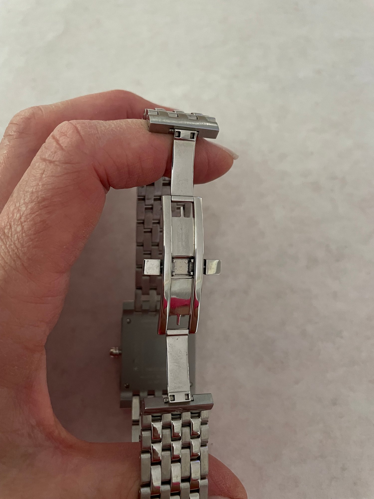 army  24㎝ Swiss Army Victorinox Square Face Stainless Steel Bracelet