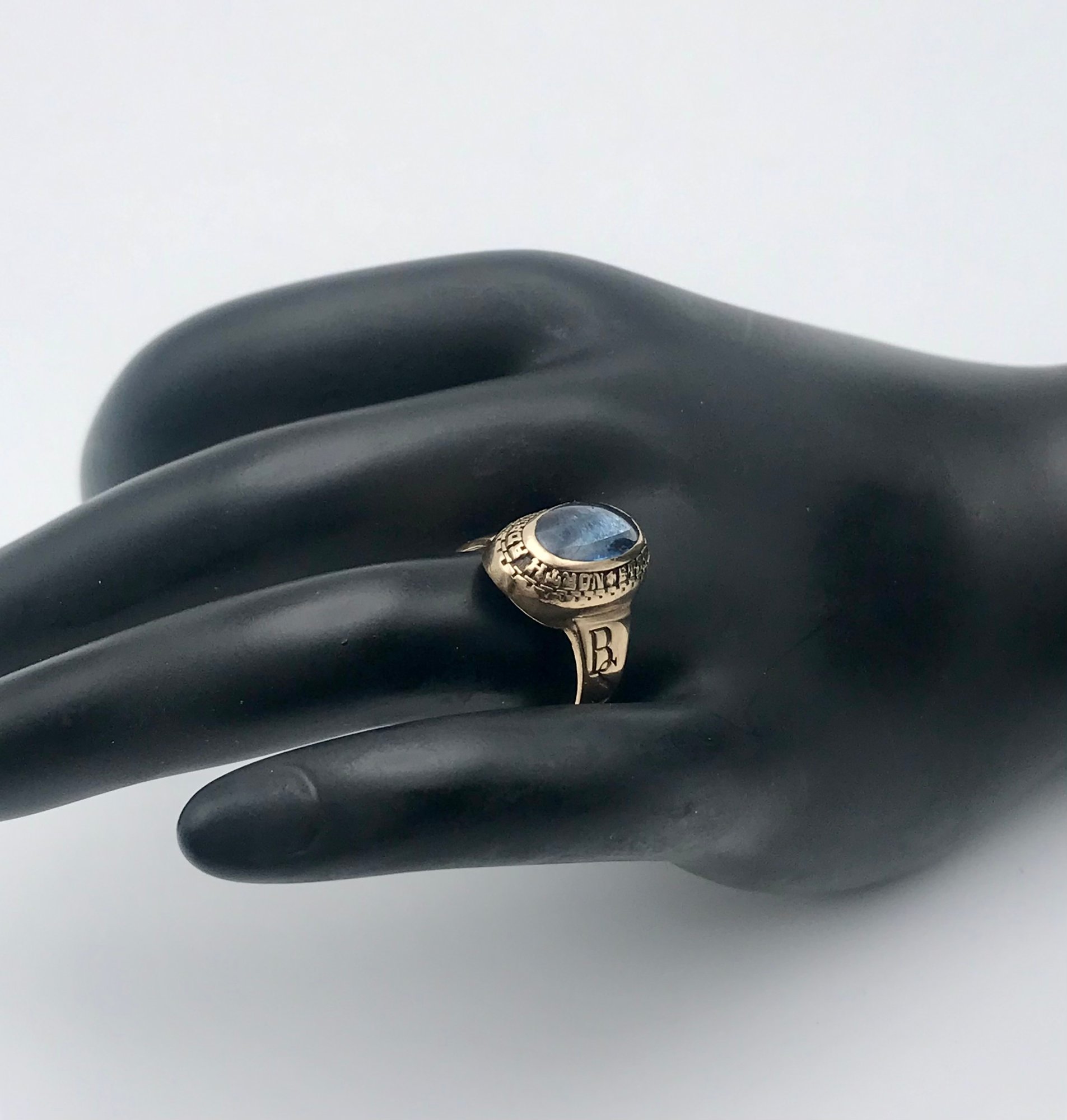 Blue Stone John Roberts 10k Ring 希少】JOHN ROBERTS 10K 1971